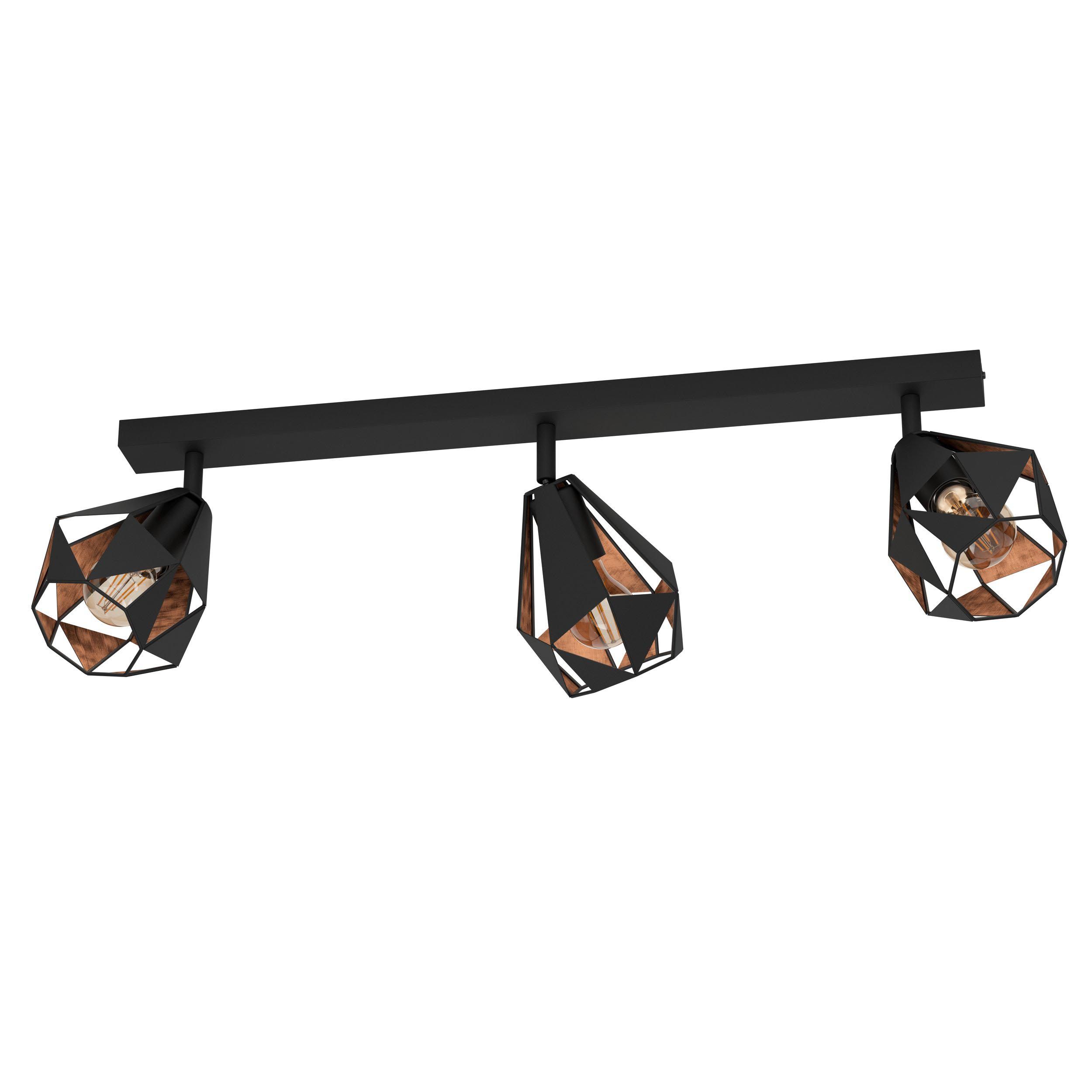 Réglette CARLTON 7 noir L73cm