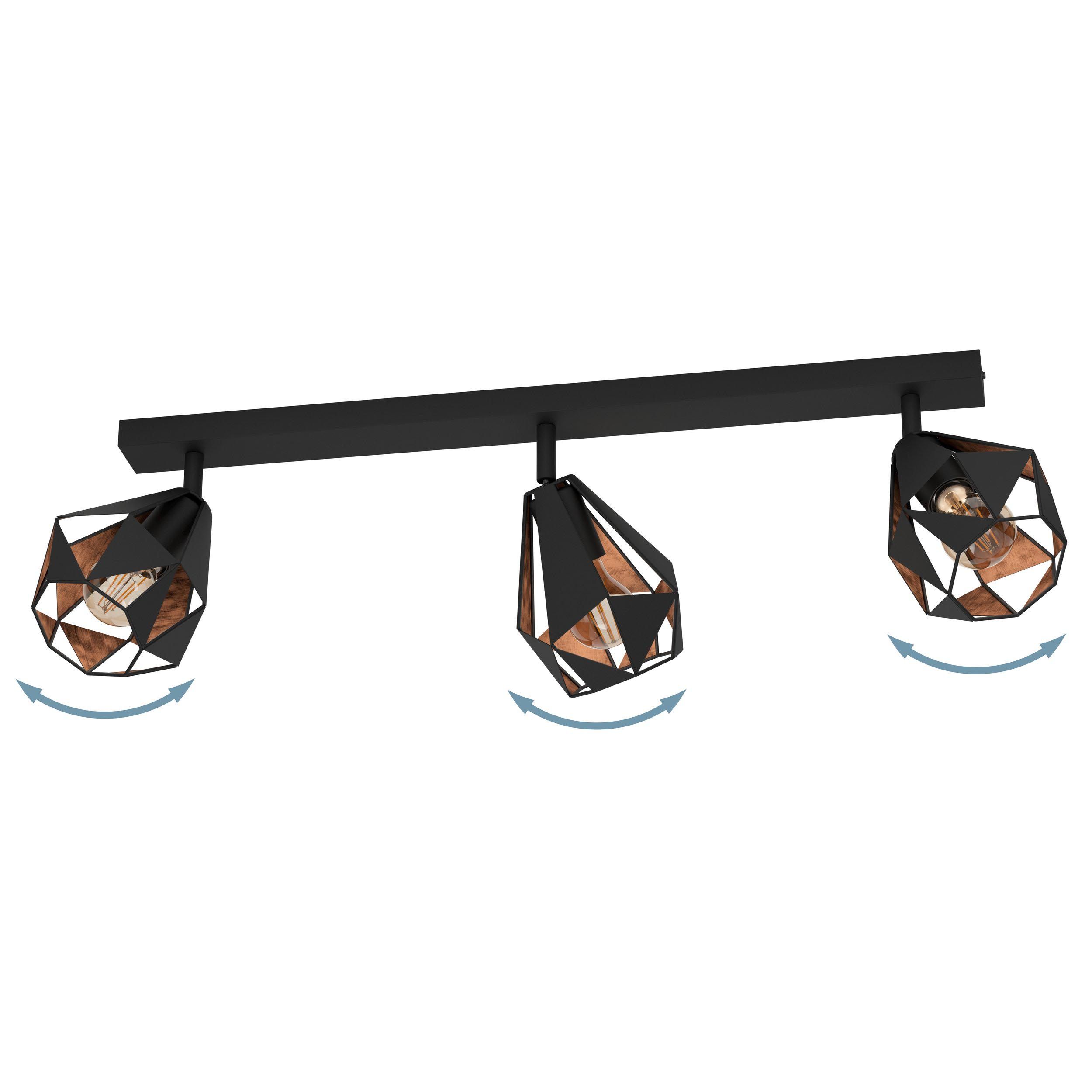 Réglette CARLTON 7 noir L73cm