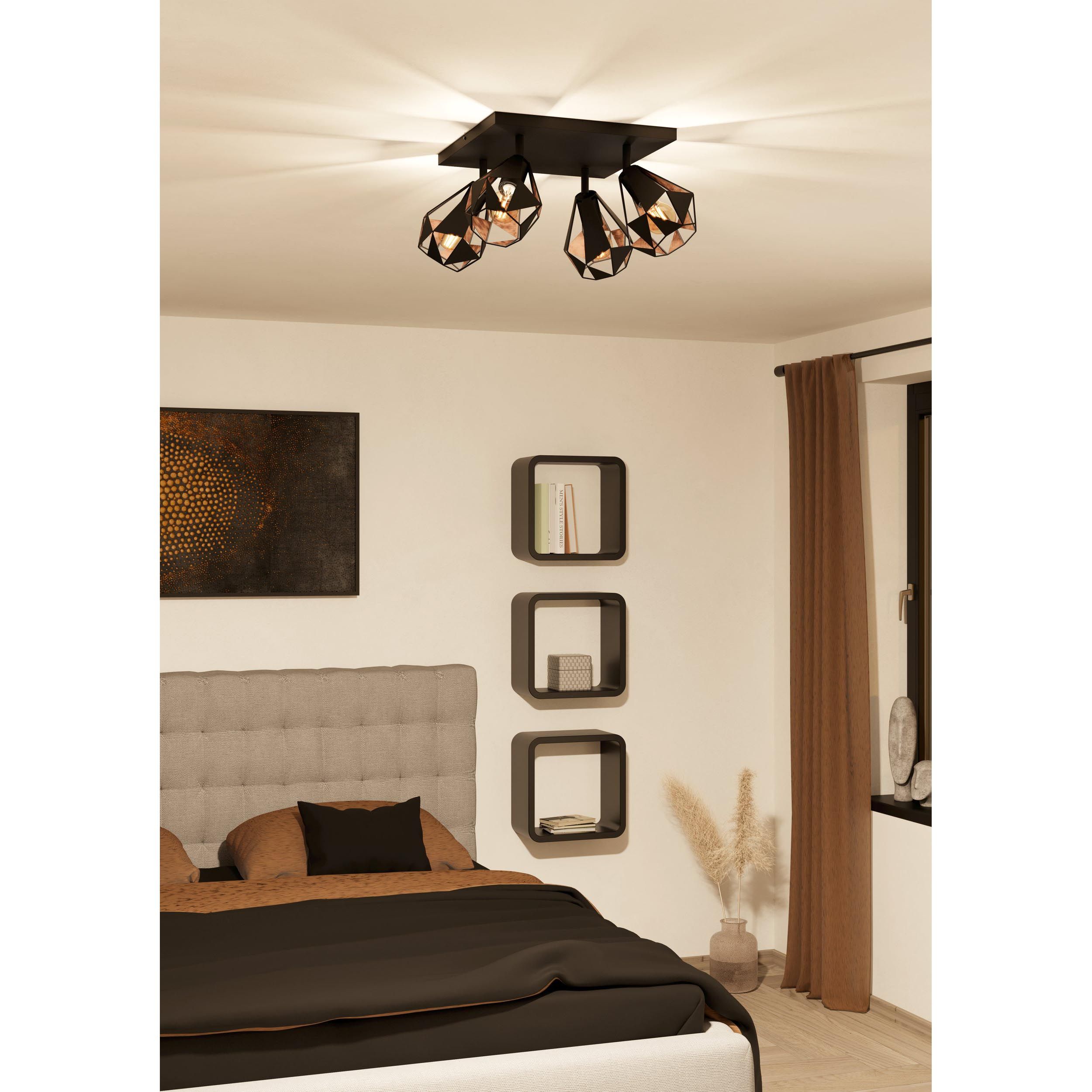 Réglette CARLTON 7 noir L37cm
