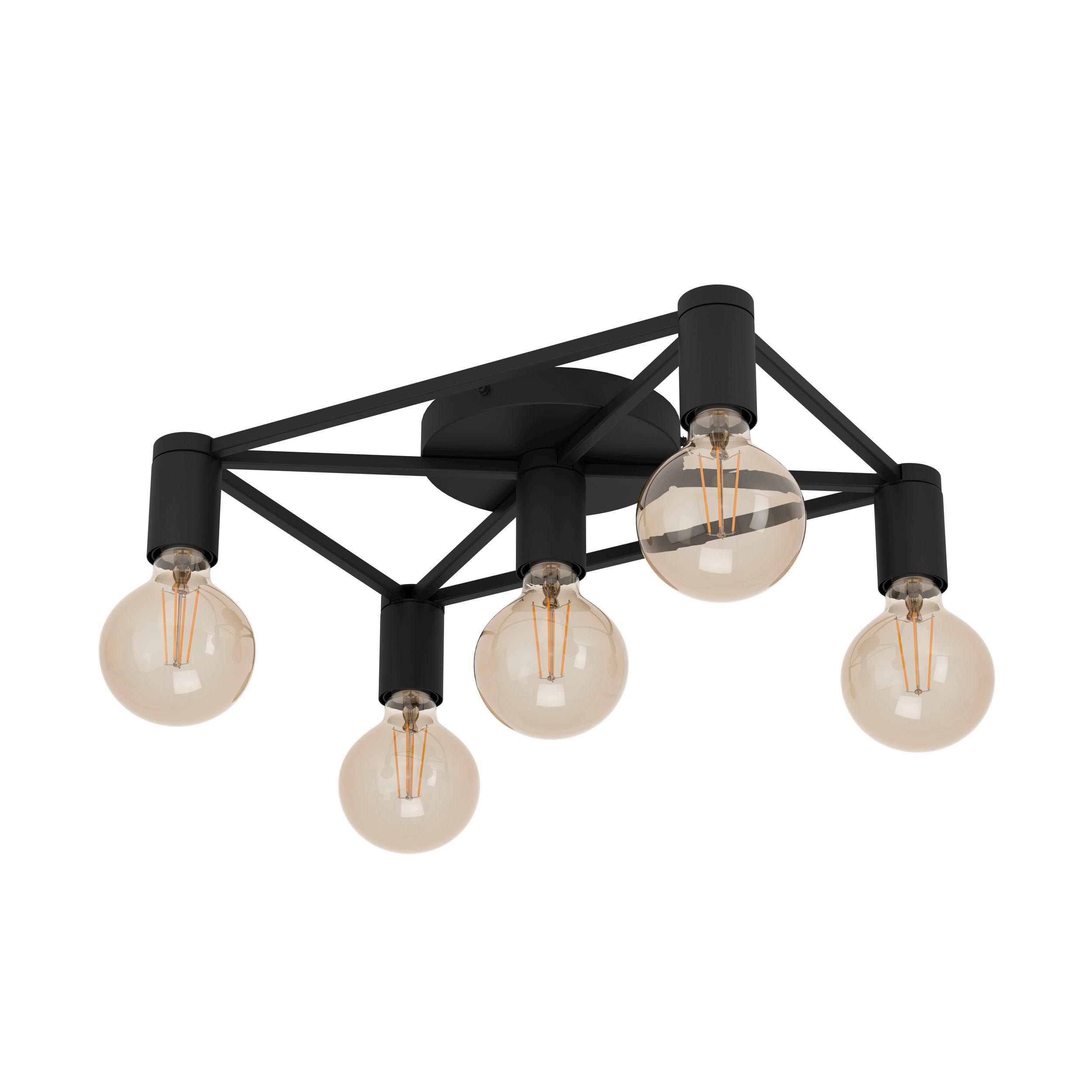 Plafonnier SPEKE noir L41,5cm