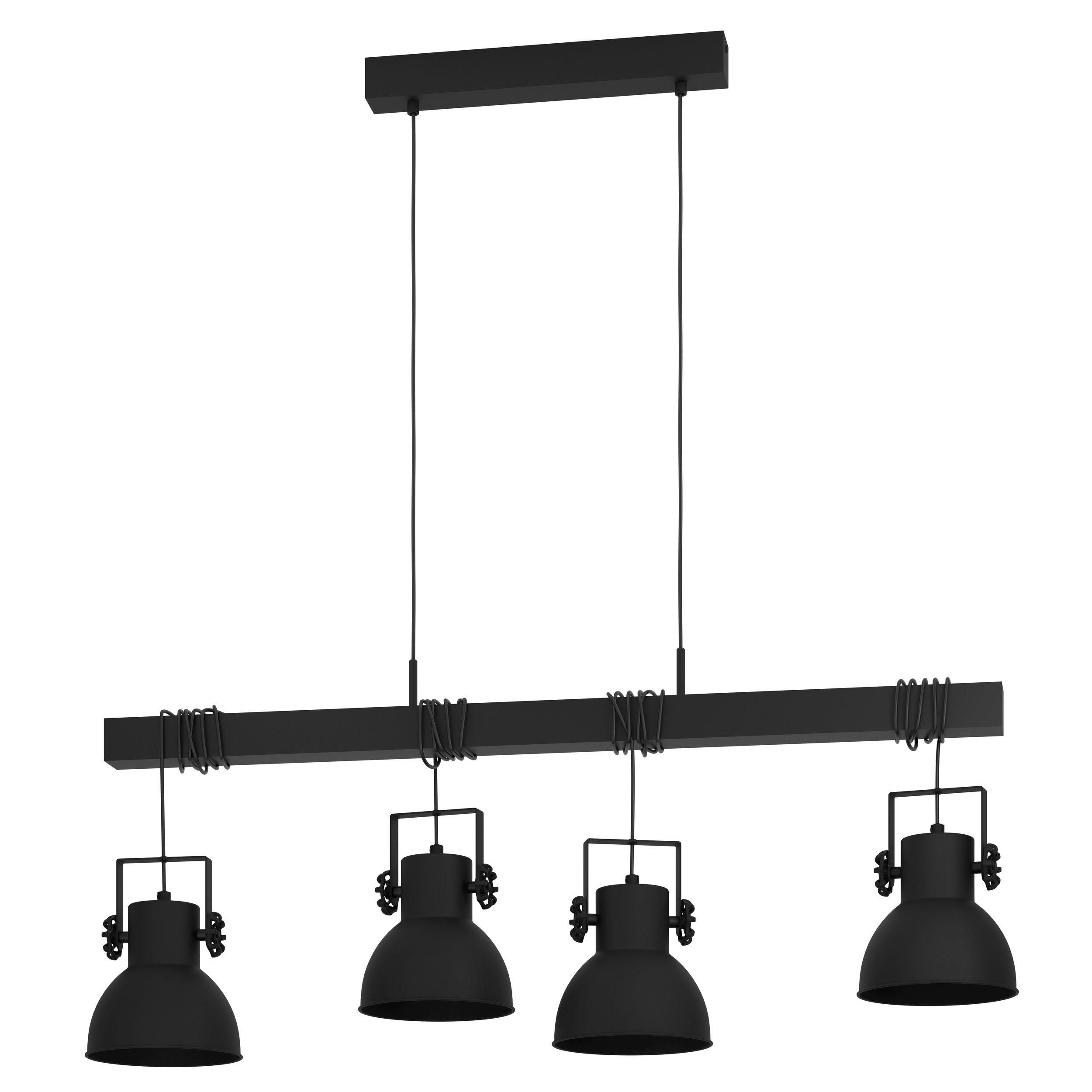 Suspension SHIREBROOK noir L100cm