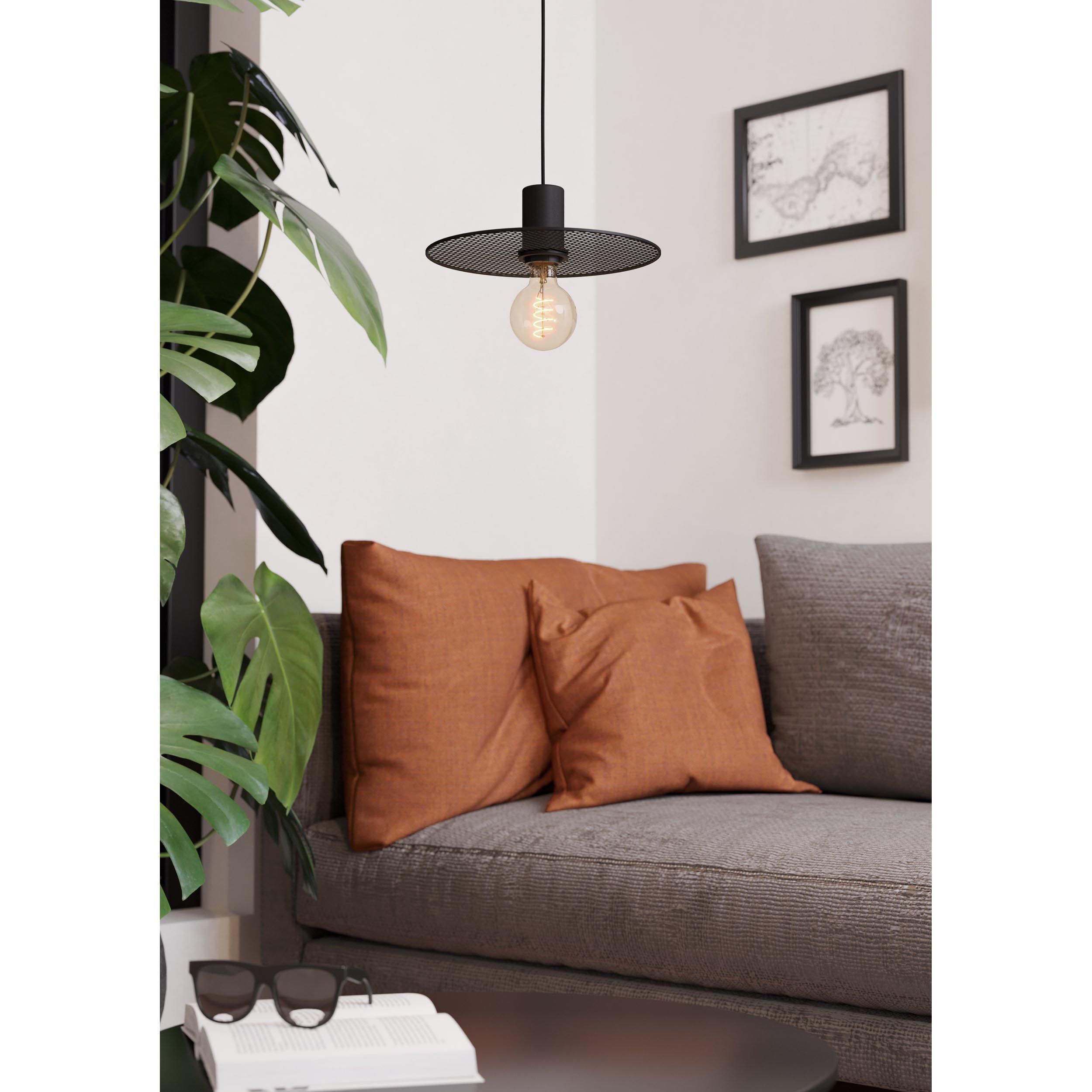 Suspension IKESTON noir Ø28cm