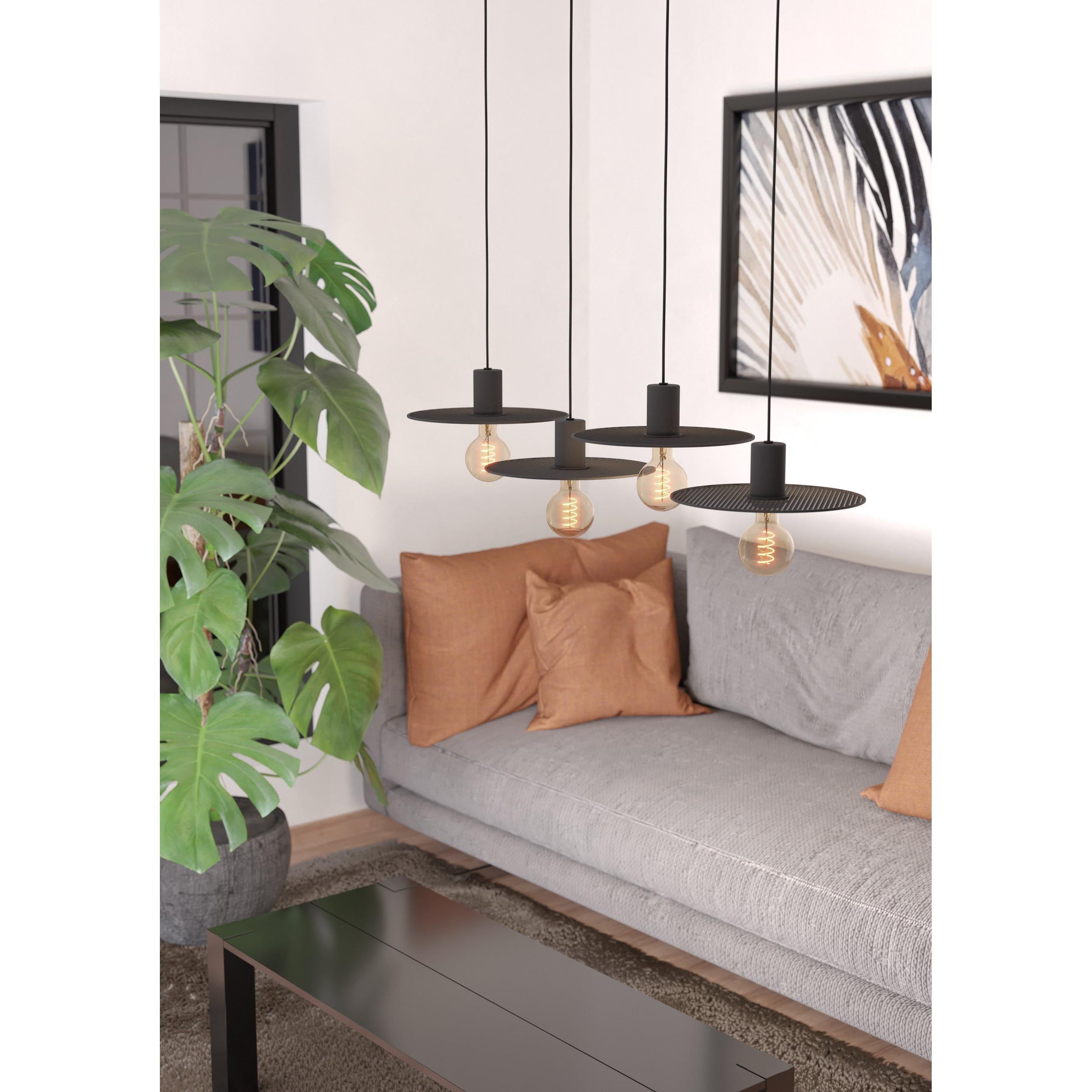 Suspension IKESTON noir L98cm