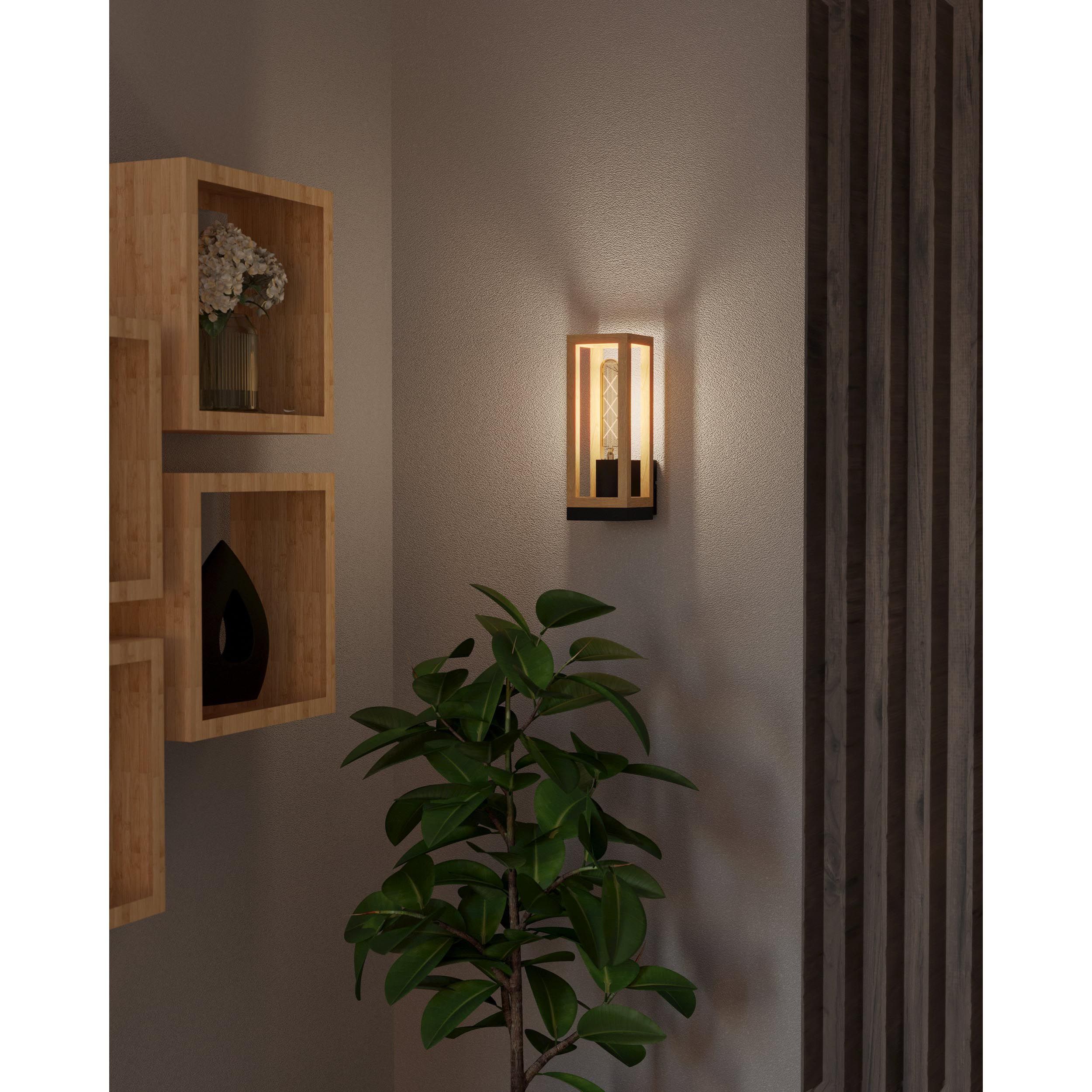 Applique NAFFERTON bois H28cm