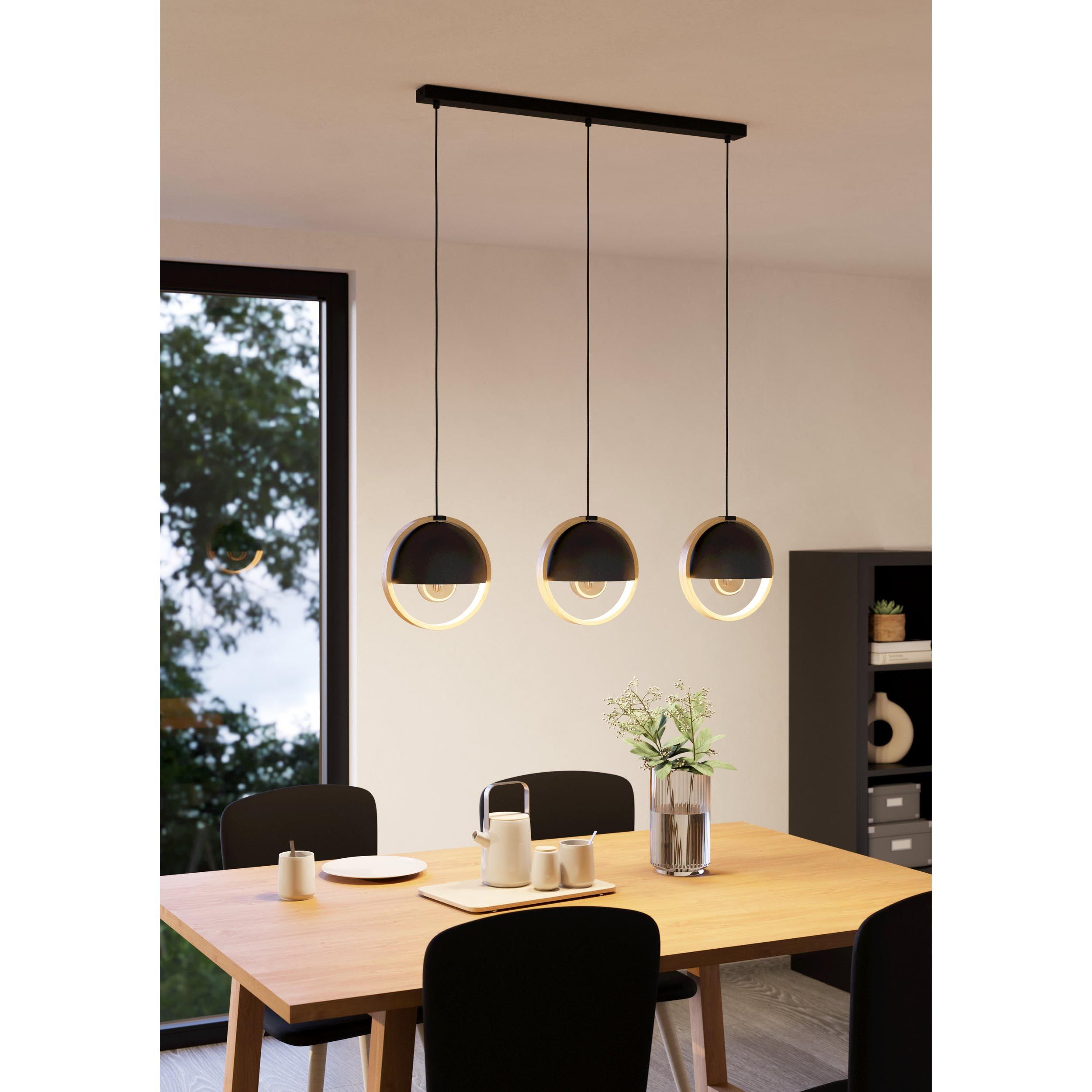 Suspension CALLOW noir L93cm