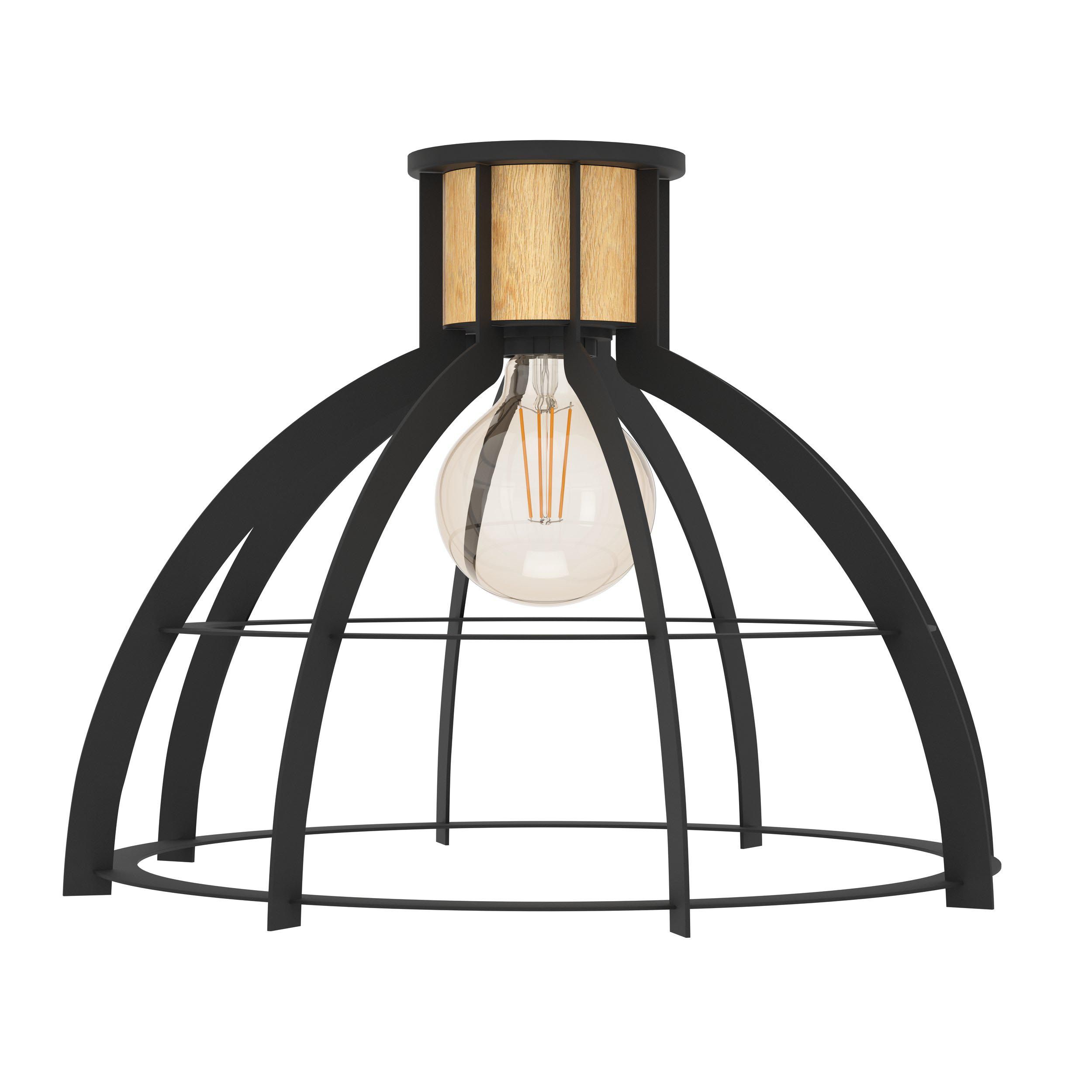 Plafonnier STILLINGTON noir/doré Ø41,5cm