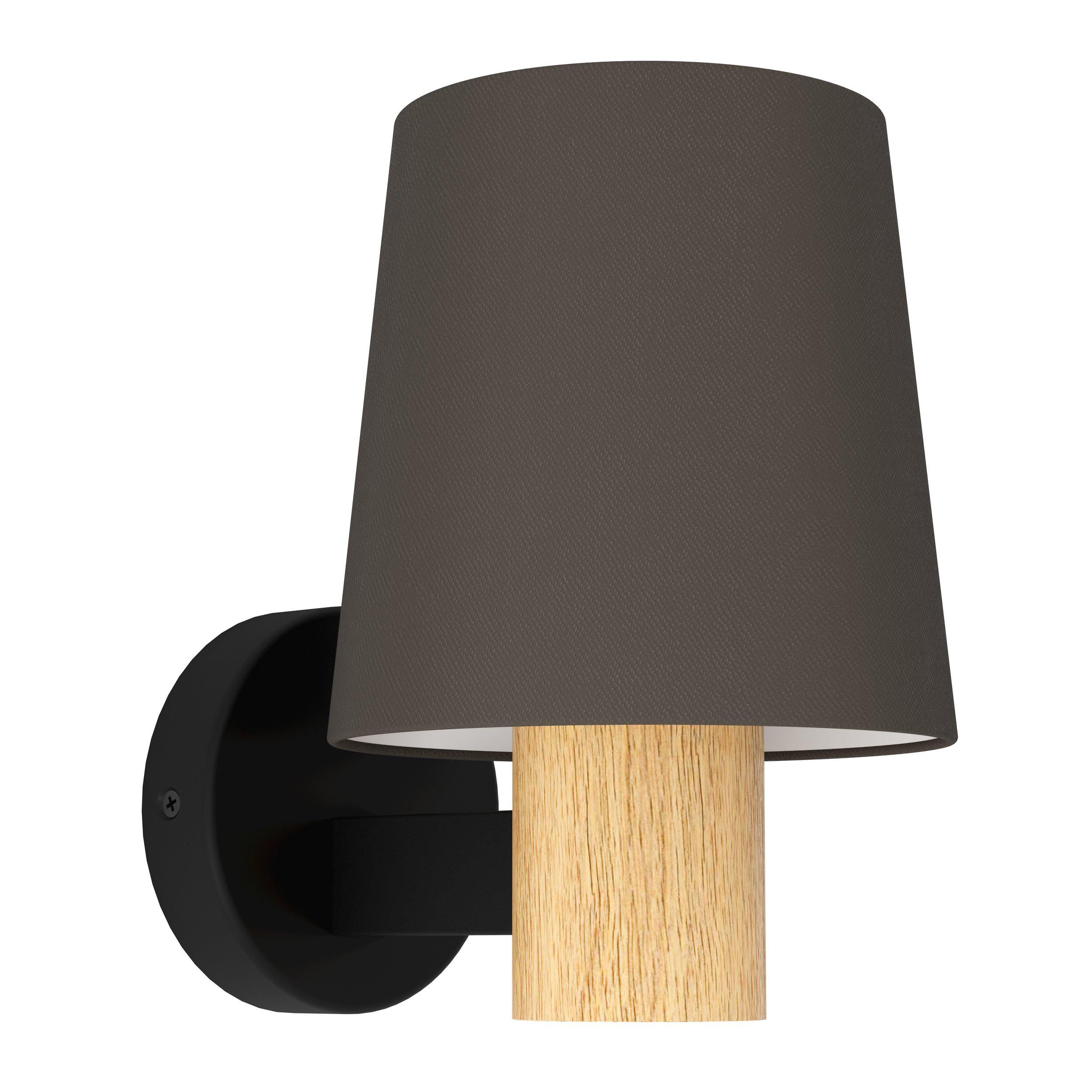 Applique EDALE bois/taupe H21,5cm