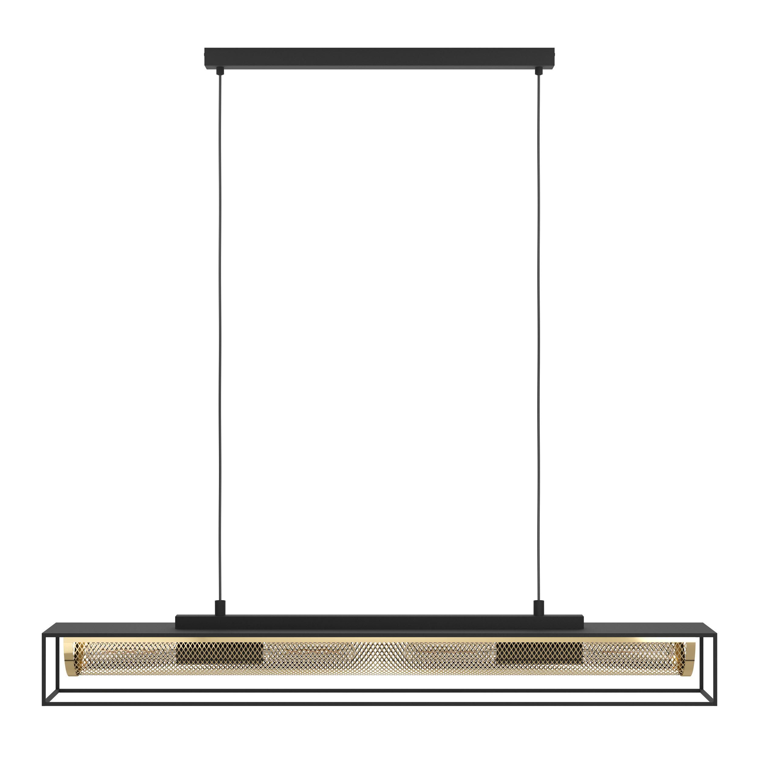 Suspension NOHALES laiton/noir L112cm