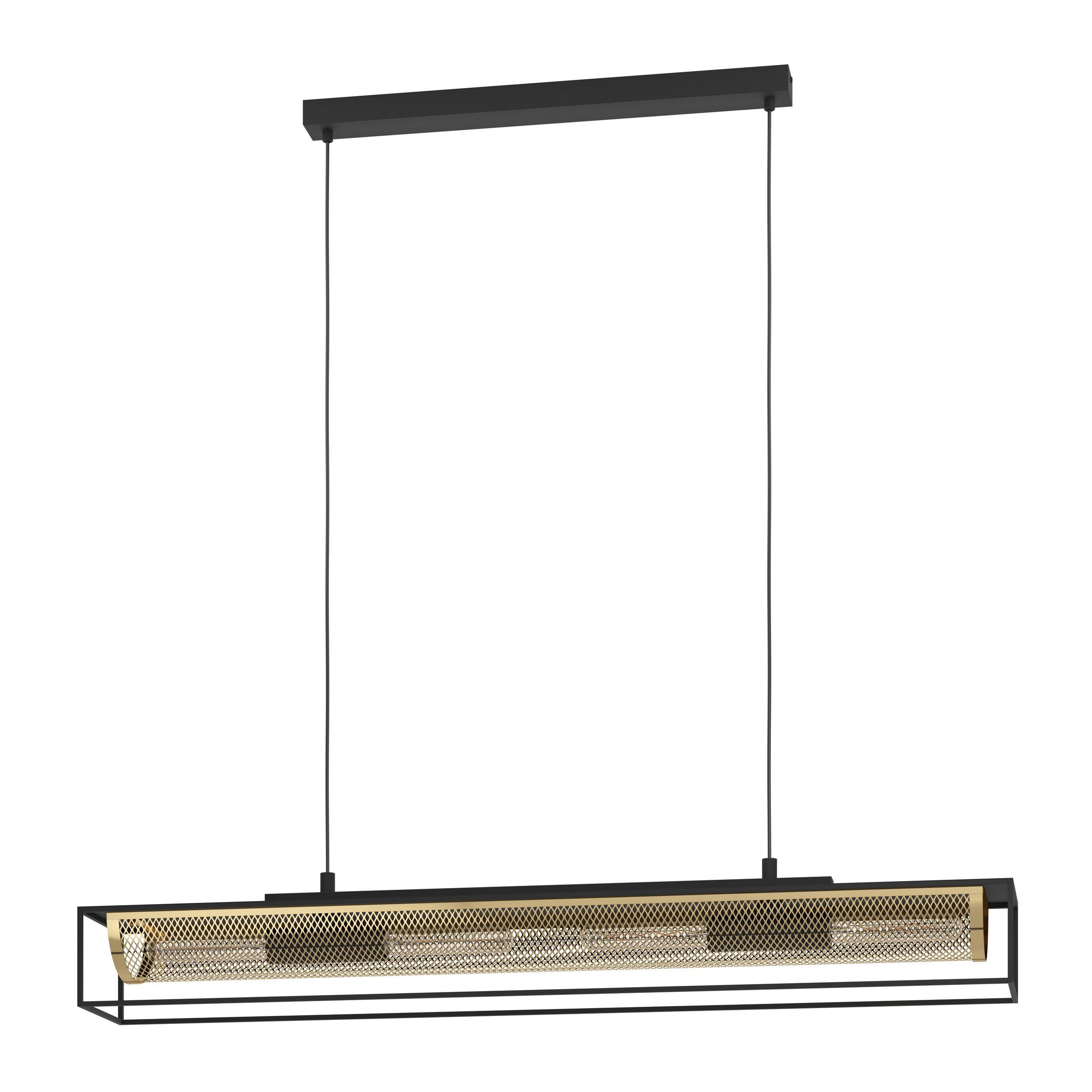 Suspension NOHALES laiton/noir L112cm