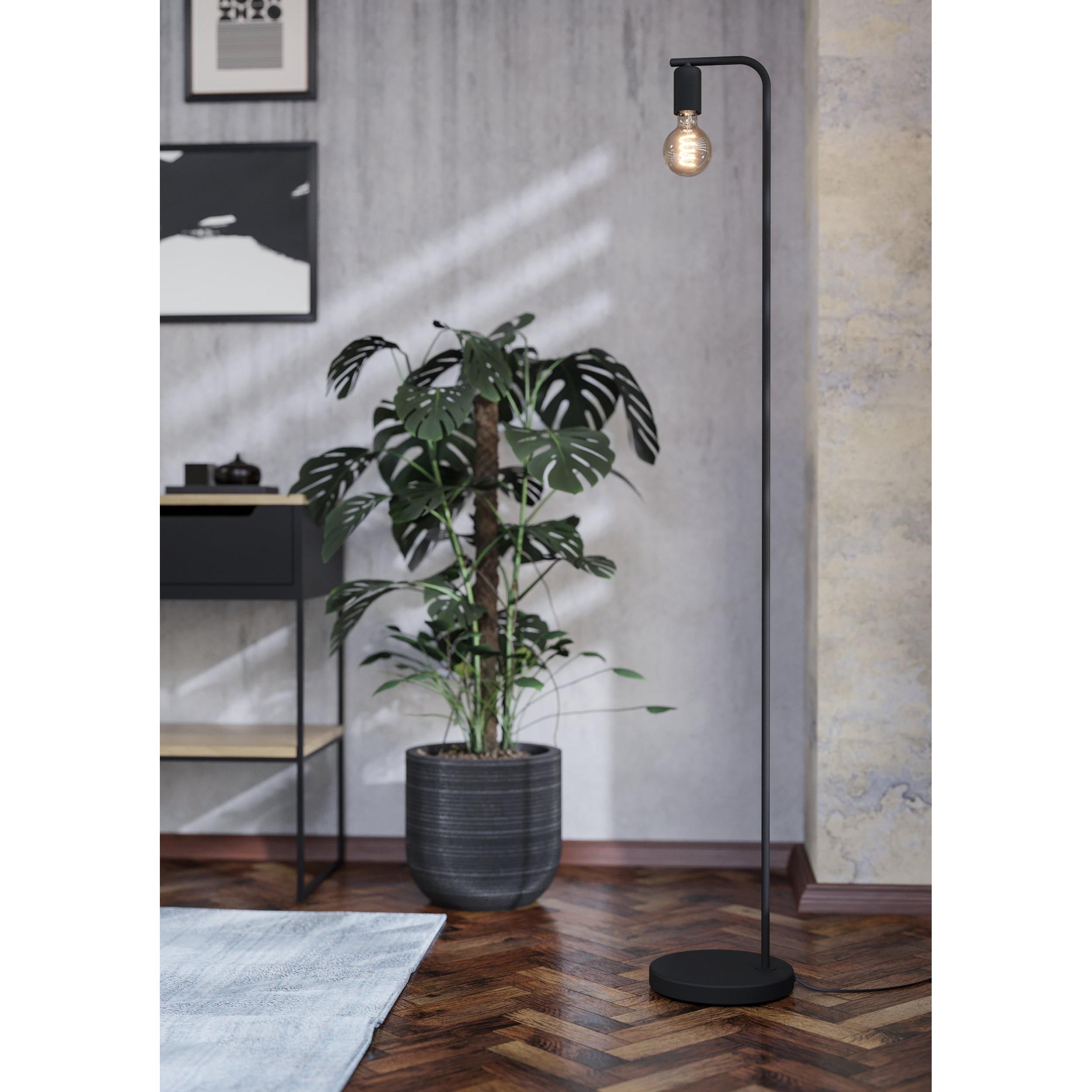 Lampadaire CRANLEY 1 noir H110cm