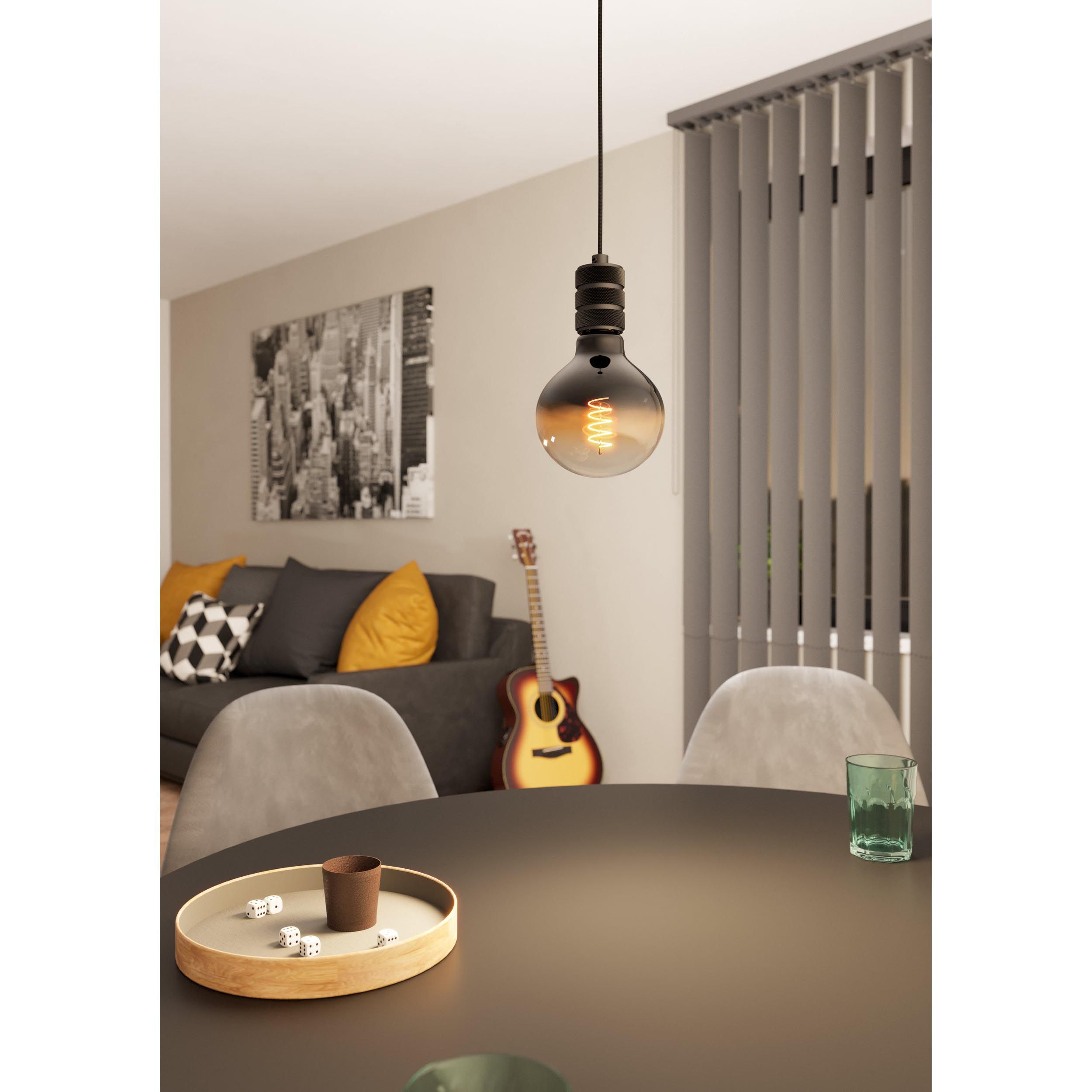 Suspension YORTH noir Ø5cm