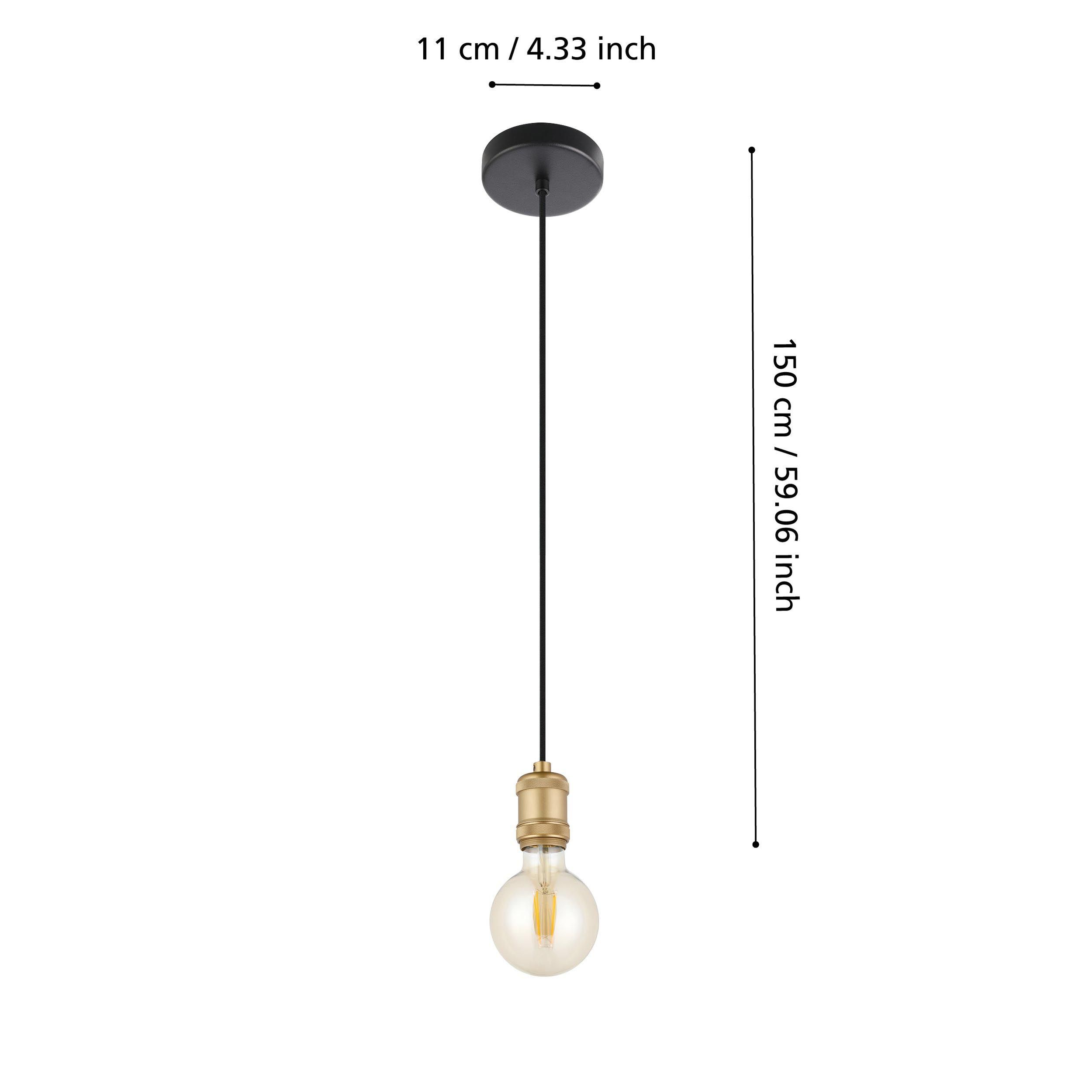 Suspension YORTH doré Ø5cm