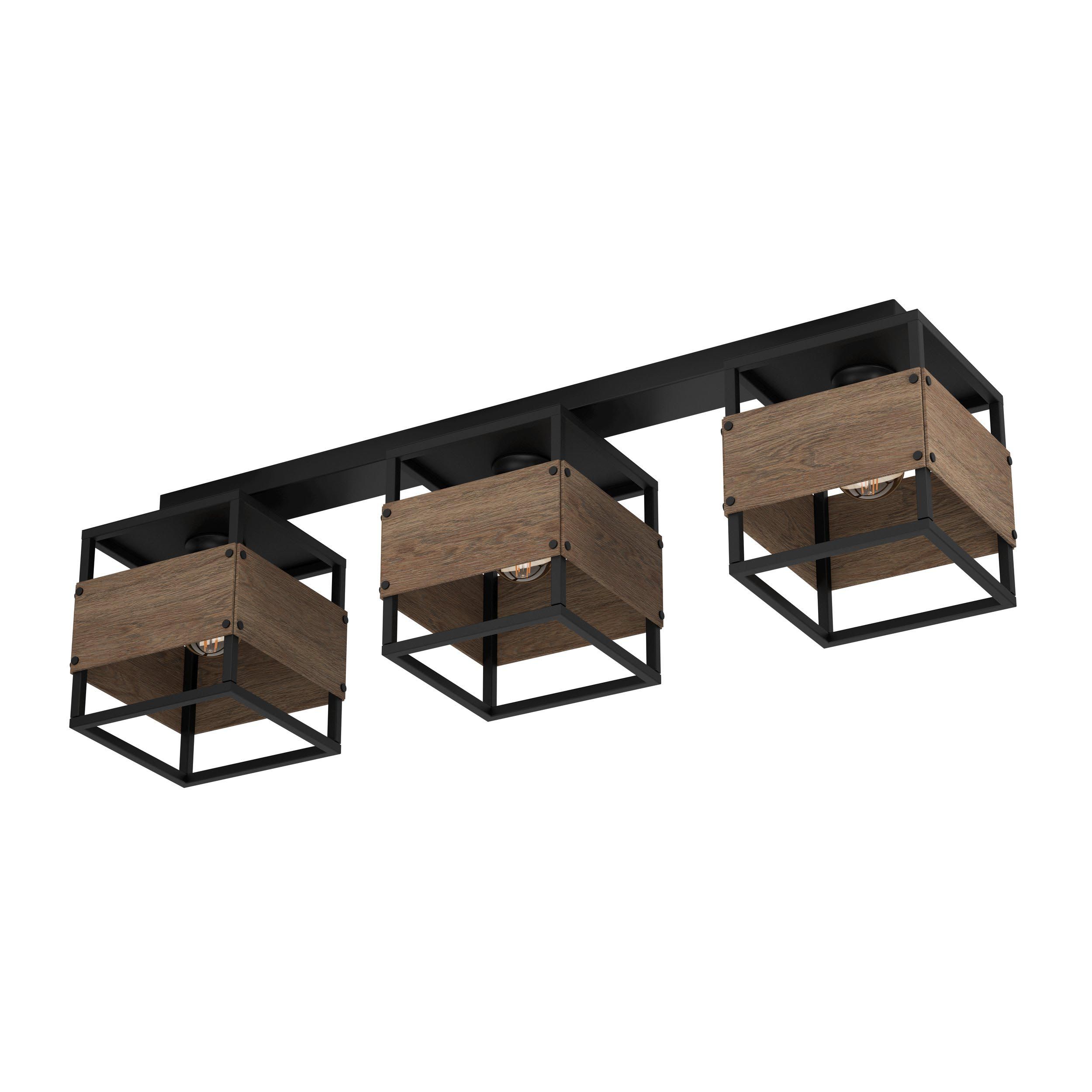 Plafonnier  EVESHAM noir L87,5cm