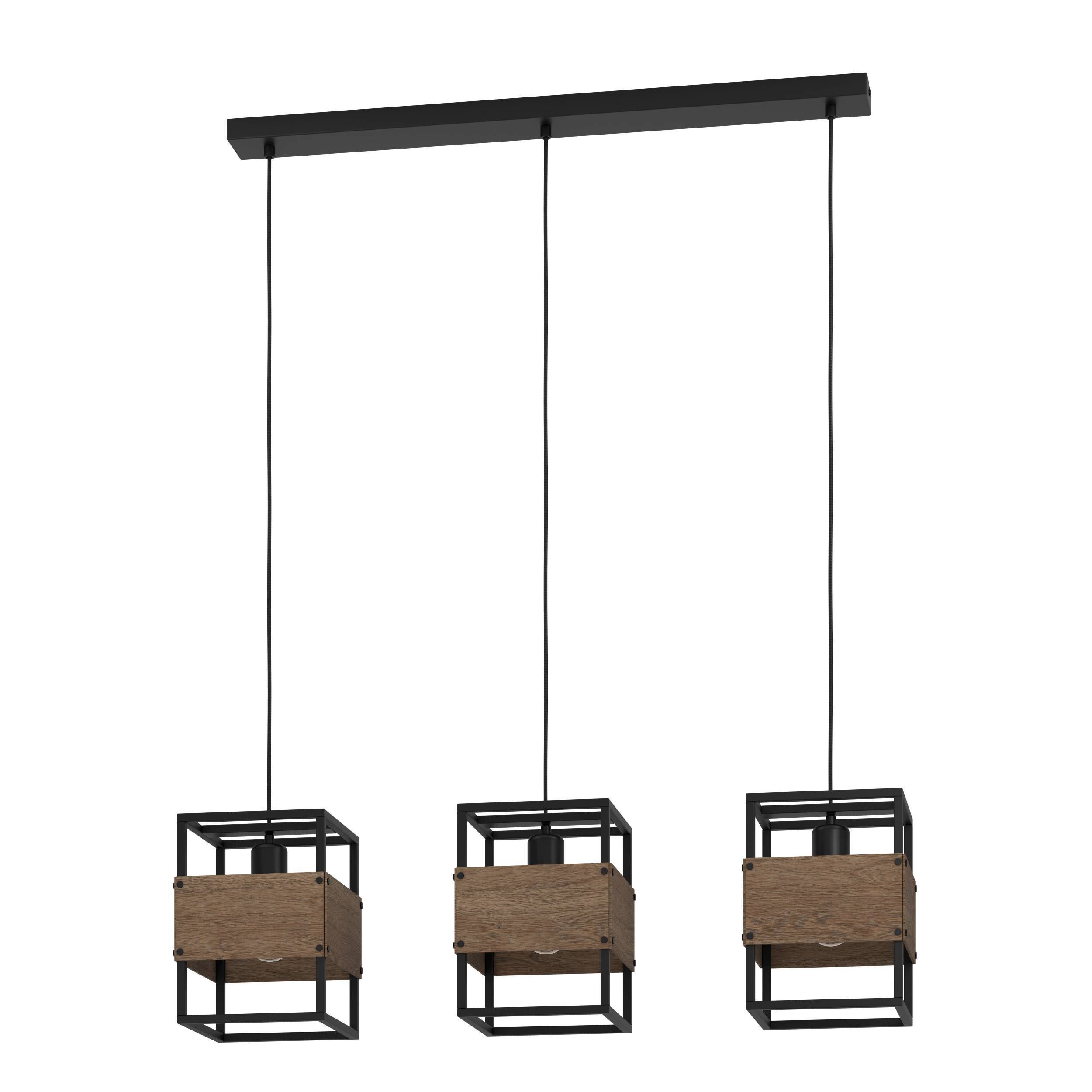 Suspension EVESHAM noir L89,5cm
