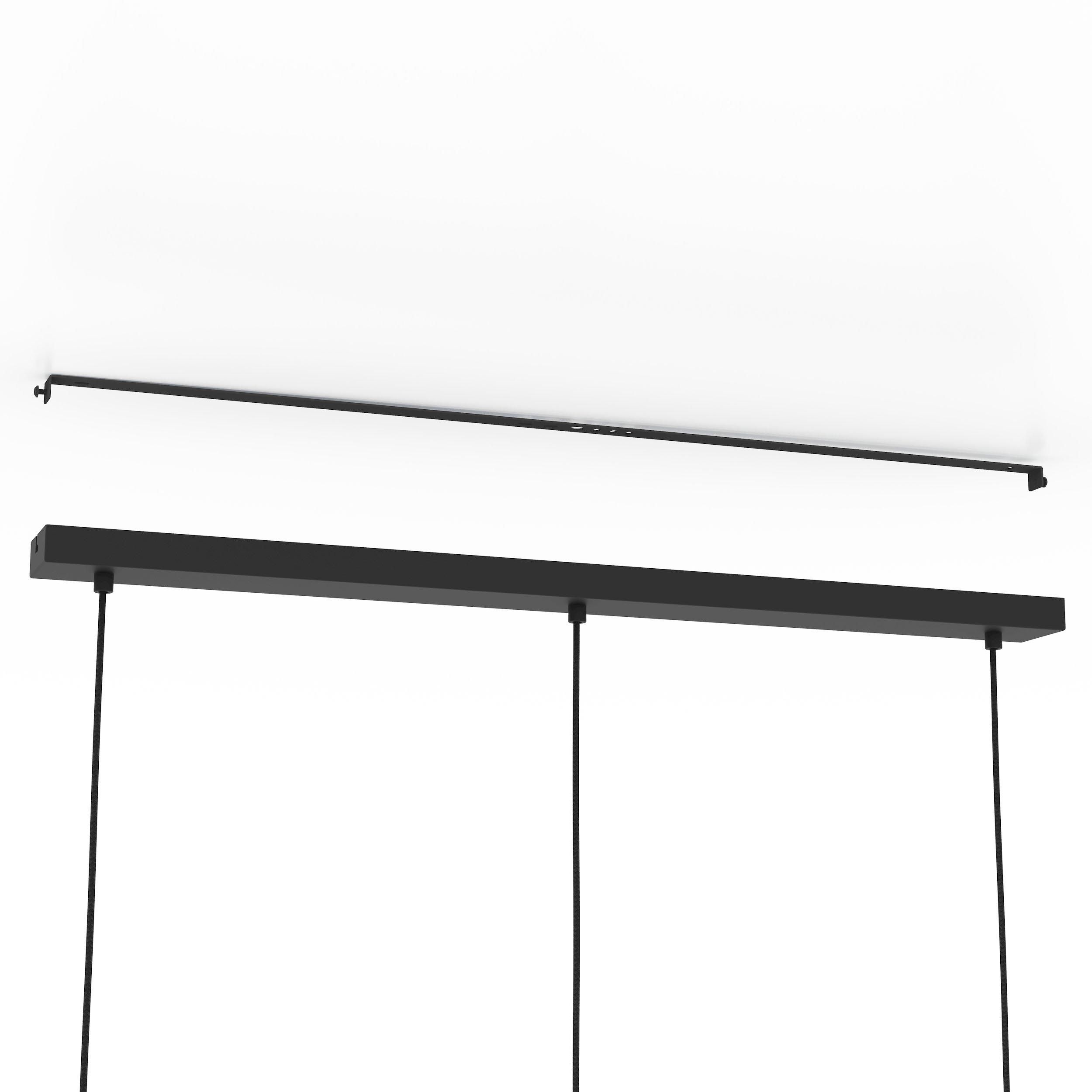 Suspension EVESHAM noir L89,5cm
