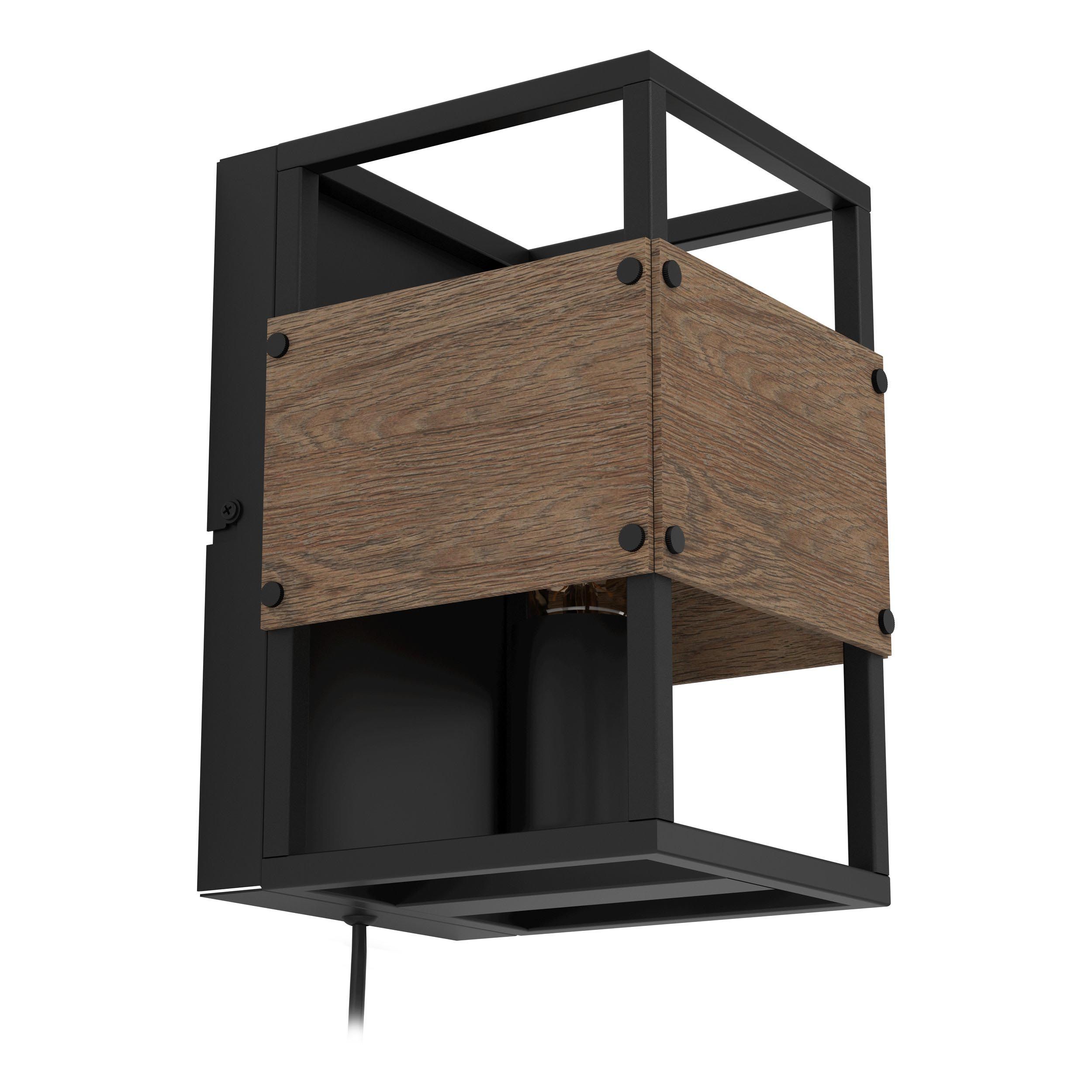Plafonnier EVESHAM noir H14cm