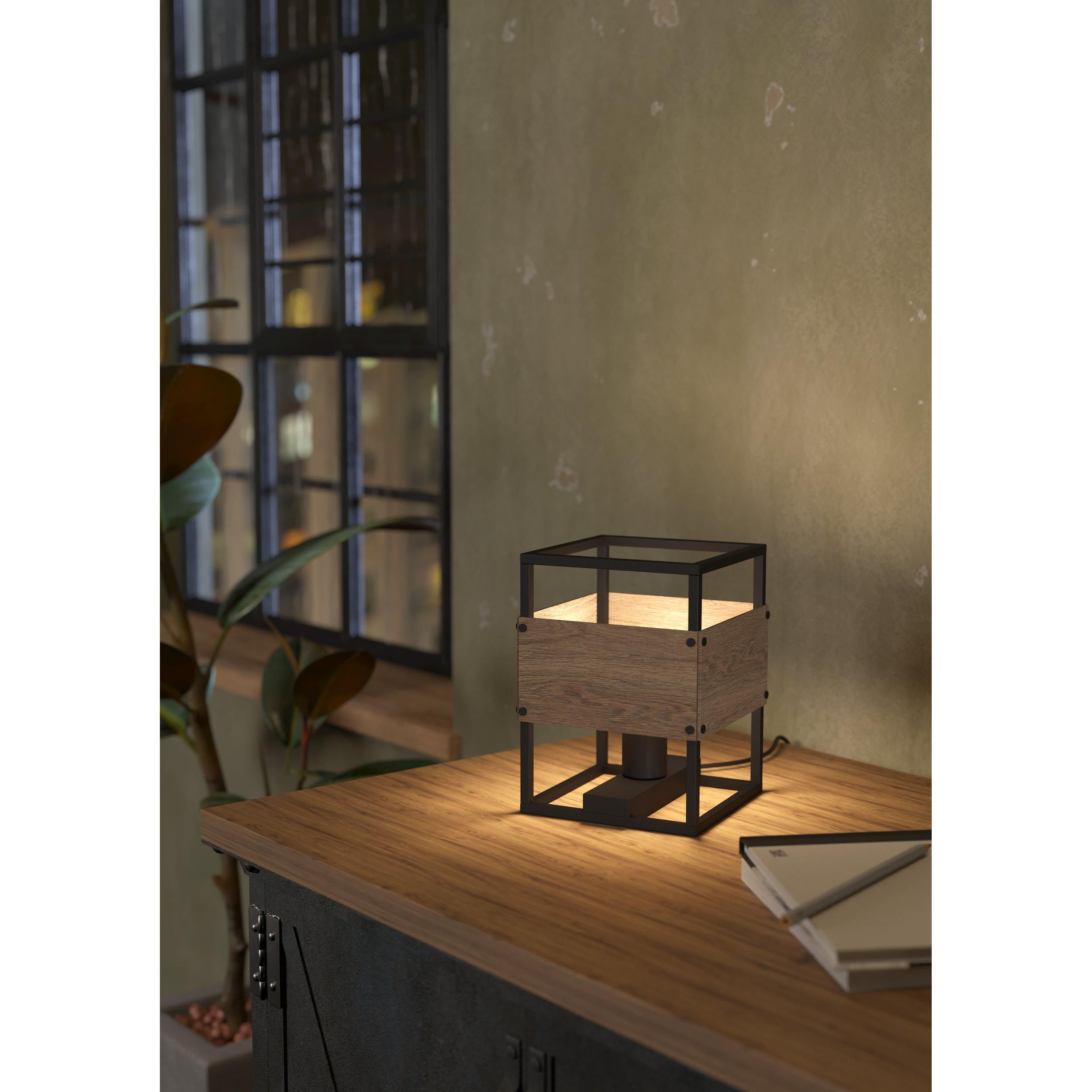 Lampe de table CASTANUELO noir H25cm