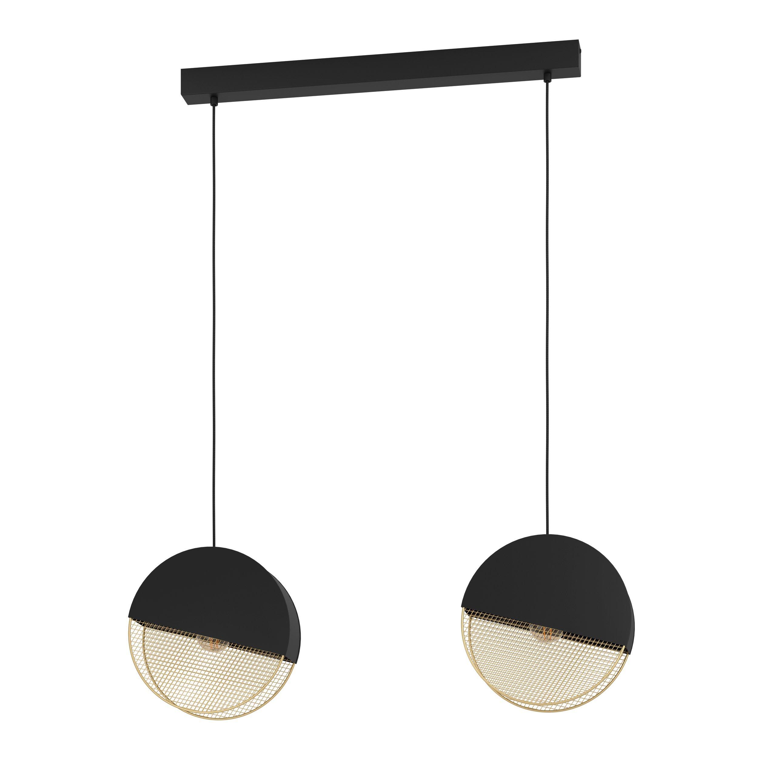 Suspension MUMBLES noir/doré L86cm