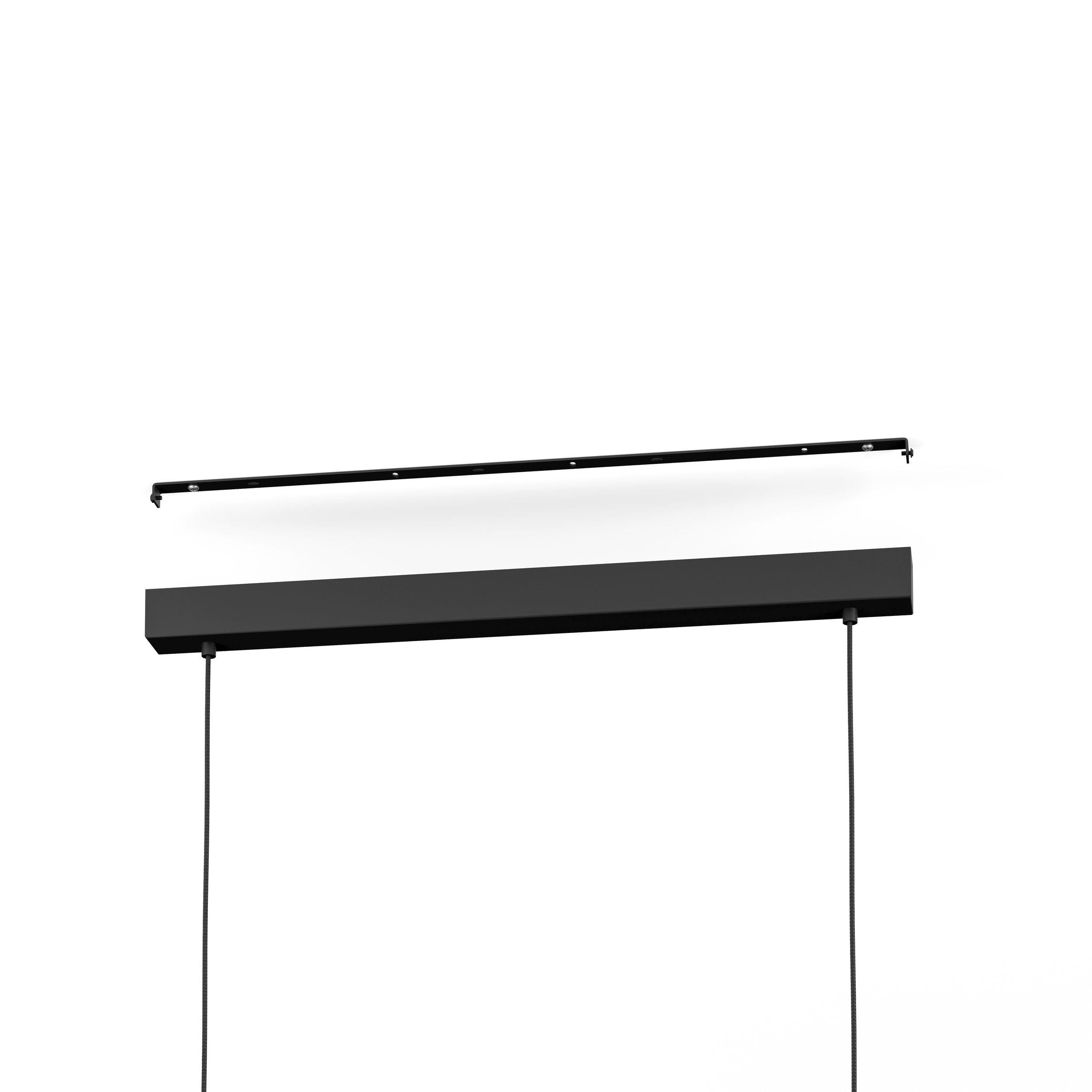 Suspension MUMBLES noir/doré L86cm