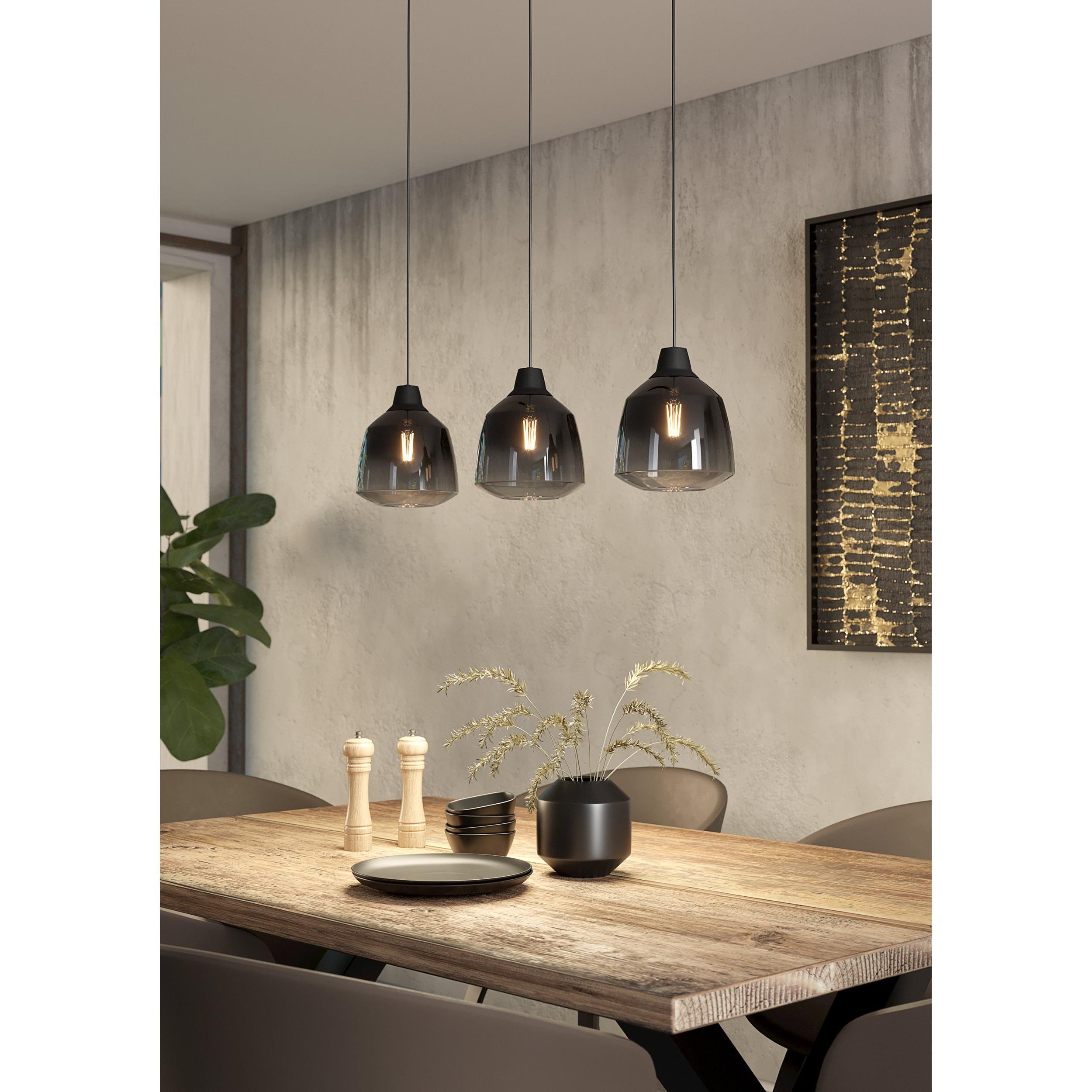 Suspension SEDBERGH noir L90cm