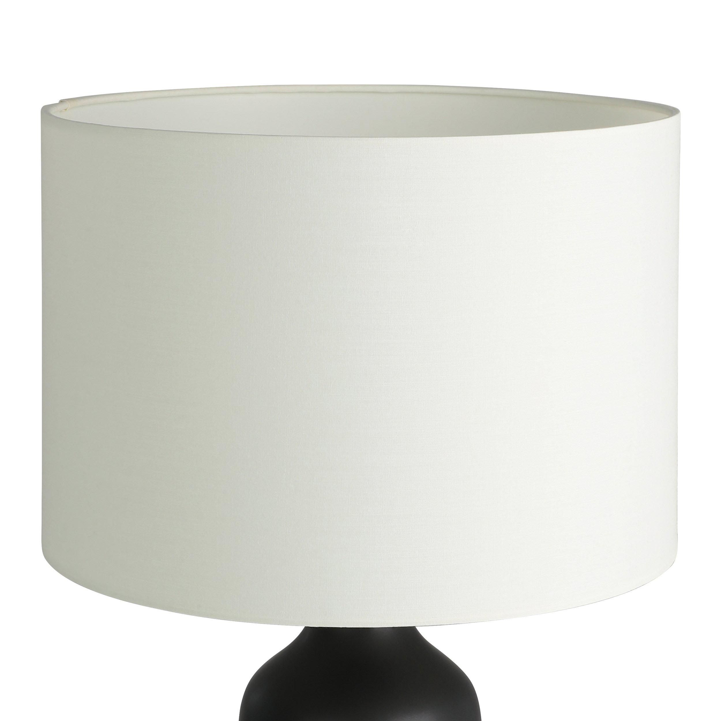 Lampe de table VINOZA noir/blanc H53,5cm