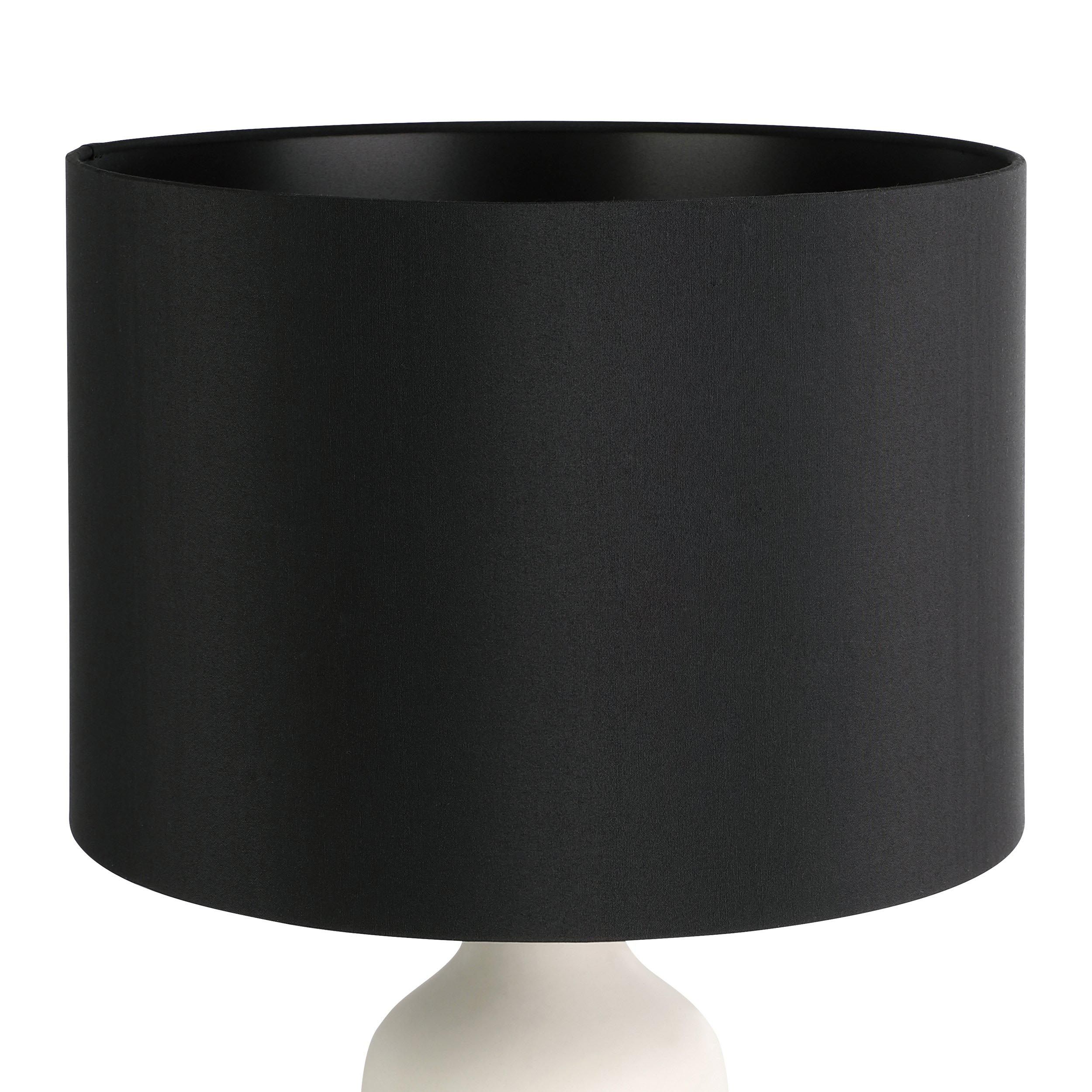 Lampe de table VINOZA blanc/noir H53,5cm