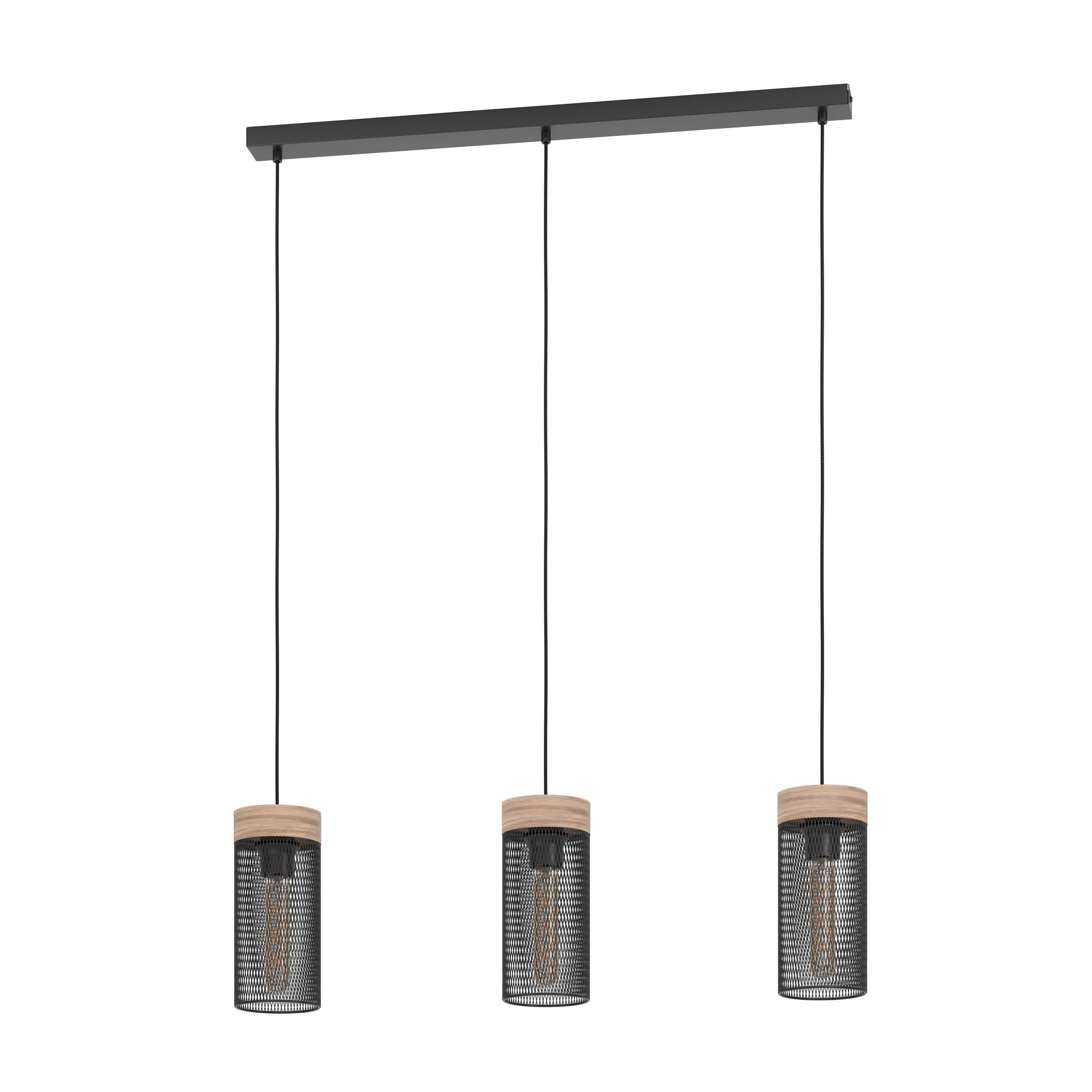 Suspension KILNSDALE noir L81cm