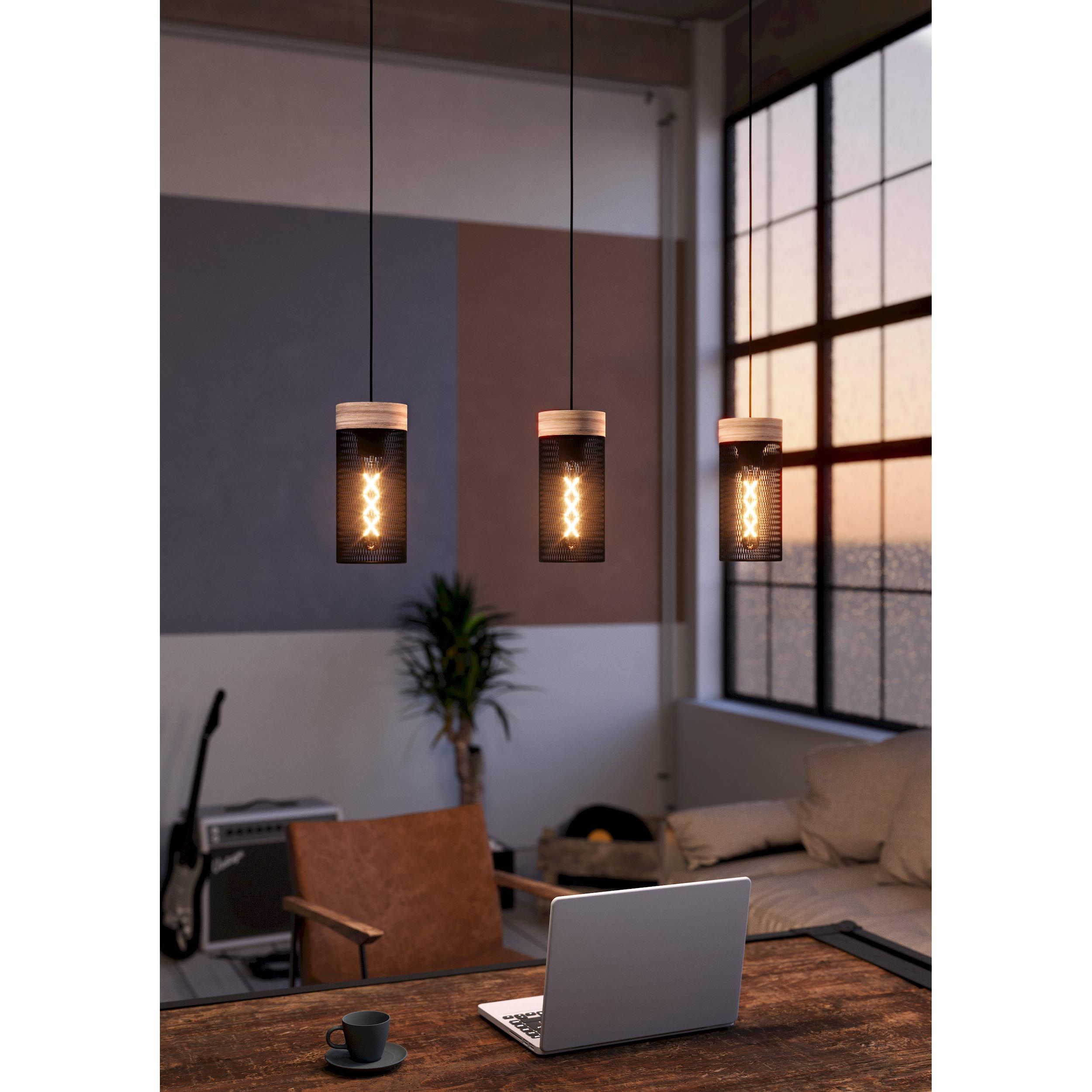 Suspension KILNSDALE noir L81cm