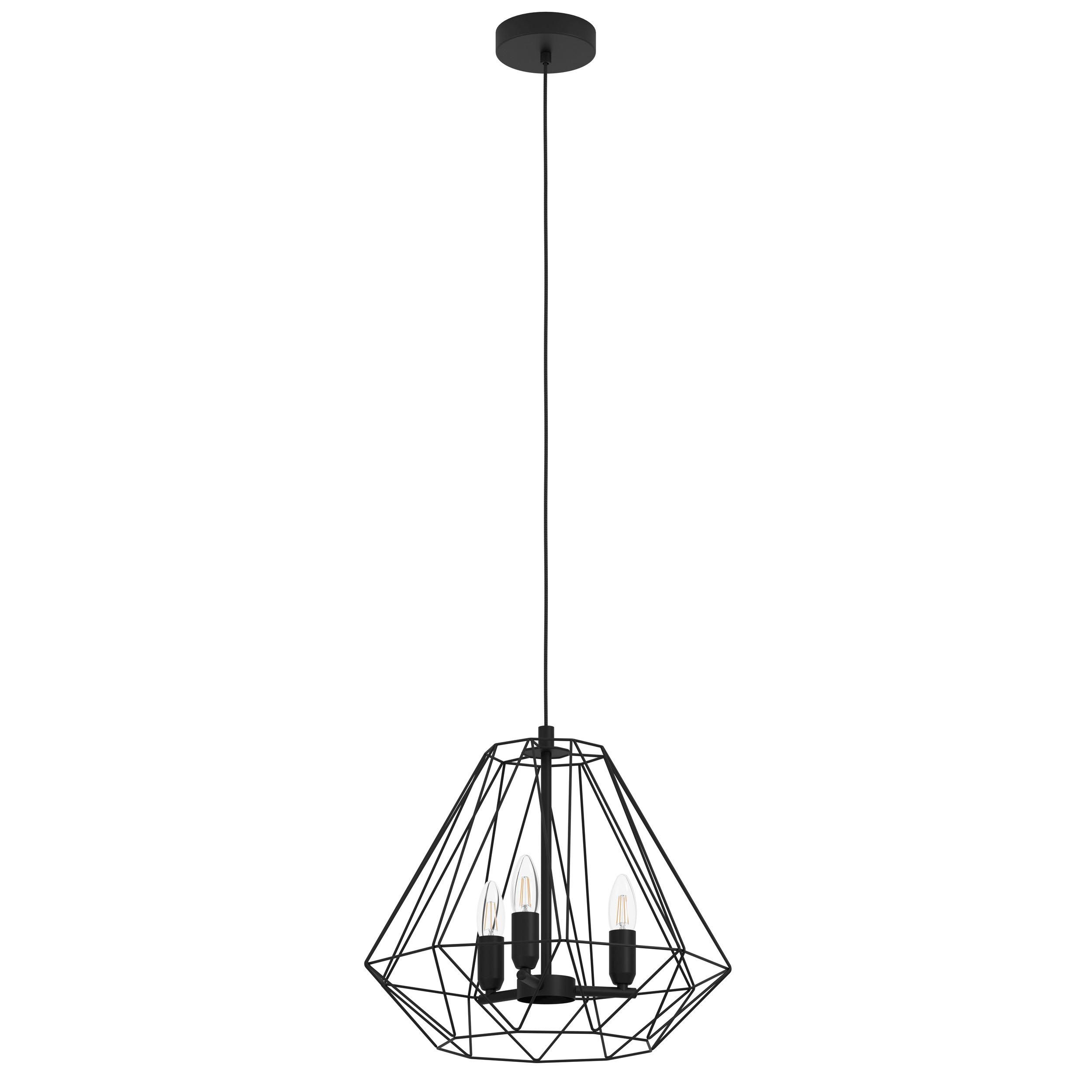 Suspension TARLE noir Ø44,5cm