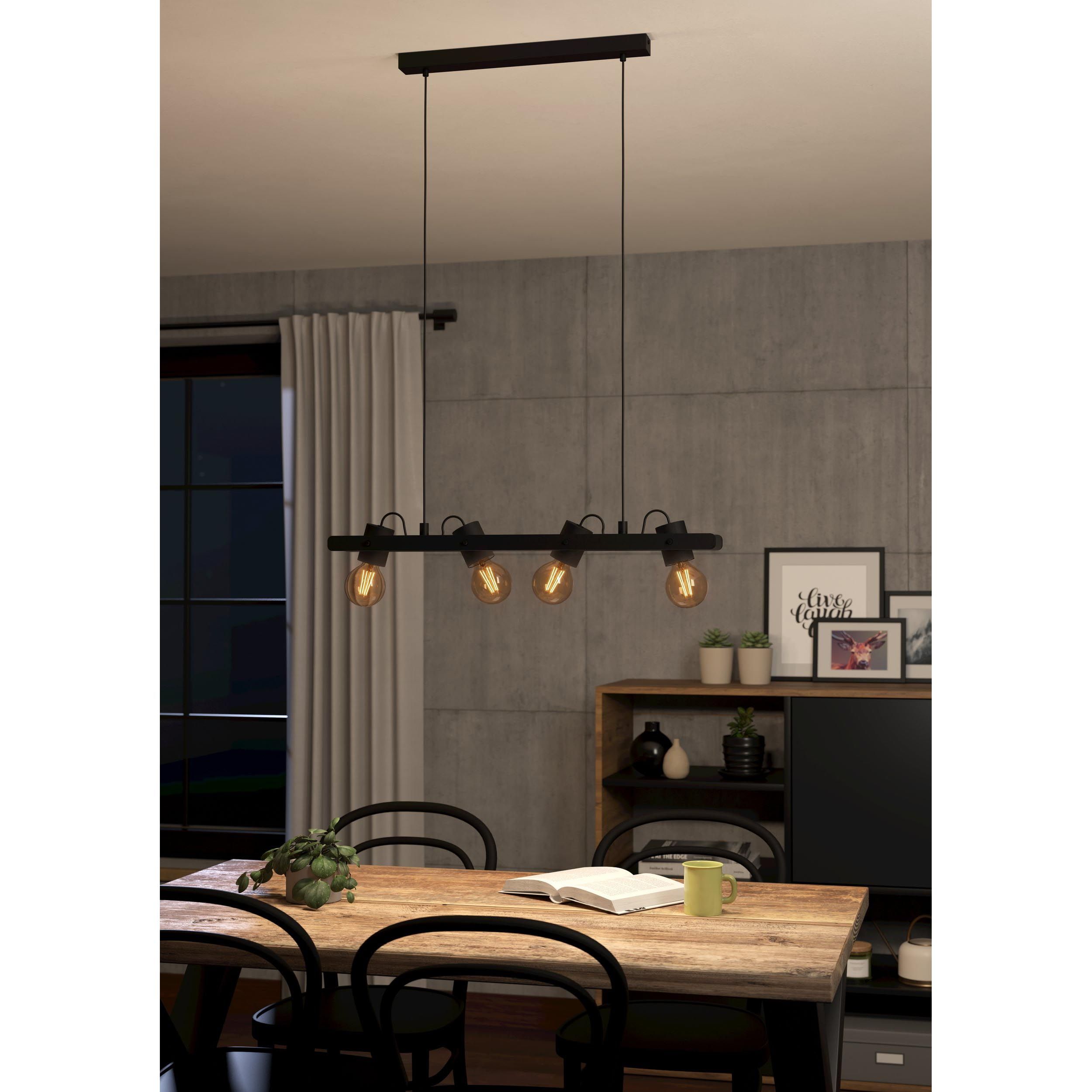 Suspension PLIMSOLL noir L77cm