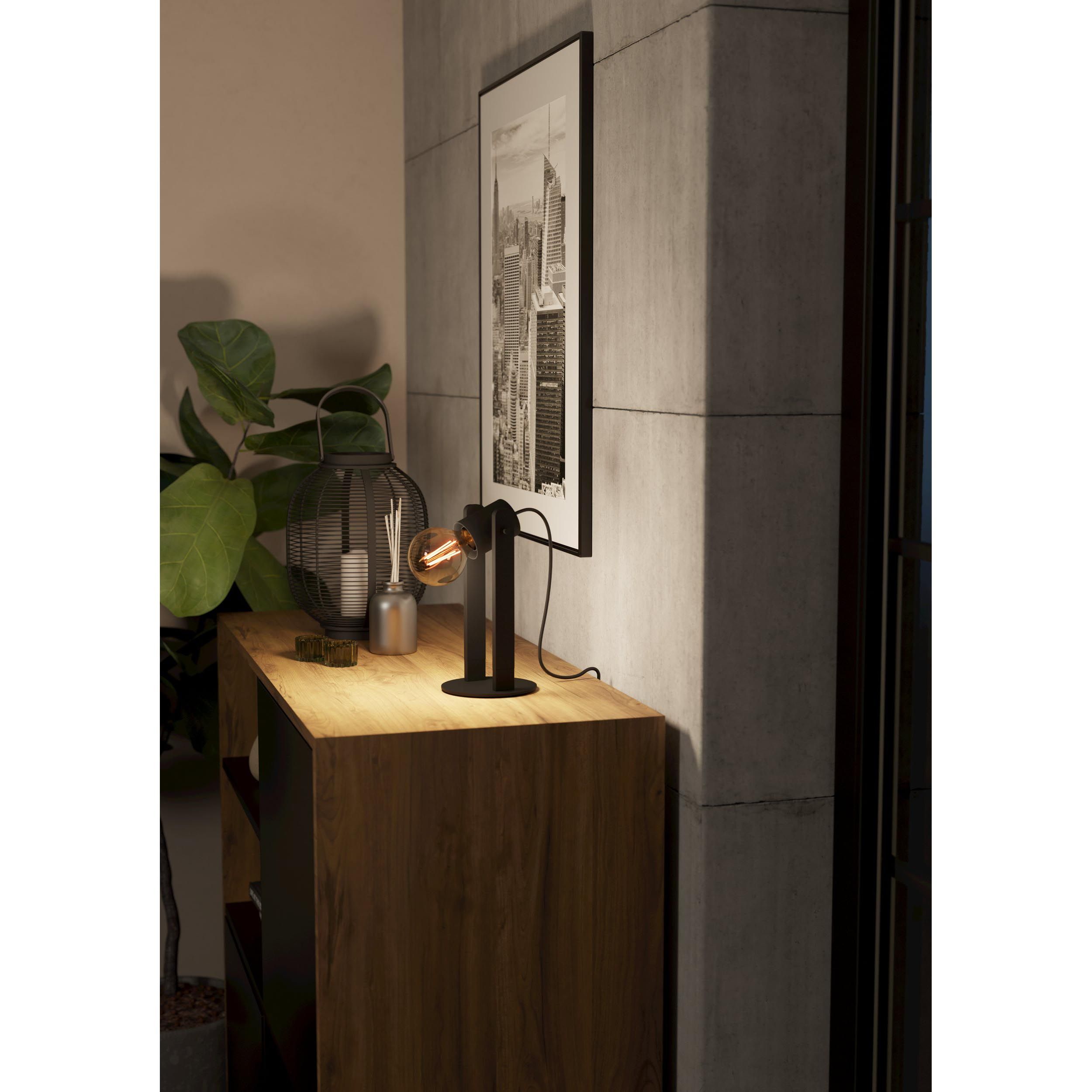 Lampe de table PLIMSOLL noir H25,5cm