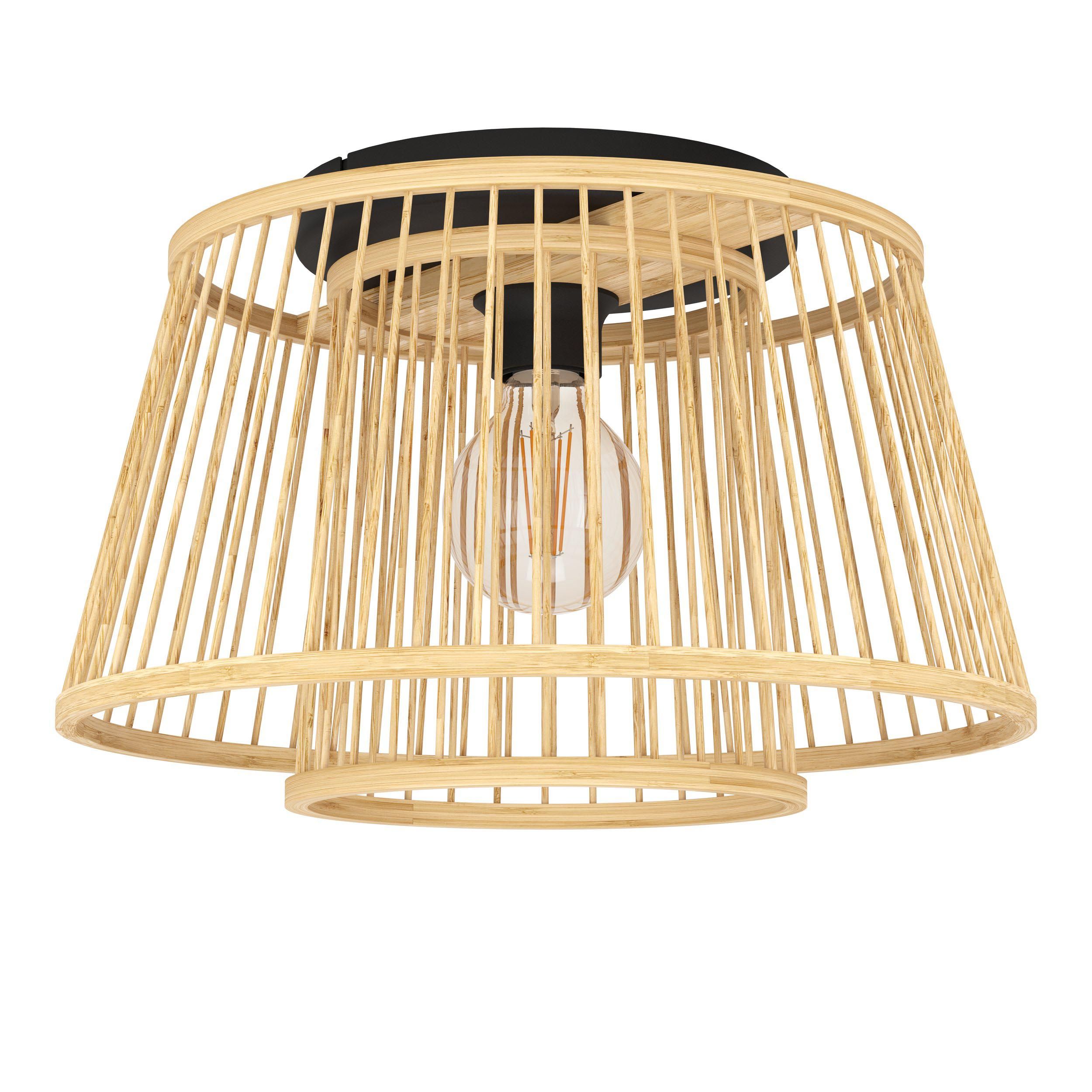Plafonnier HYKEHAM bambou/naturel Ø38cm