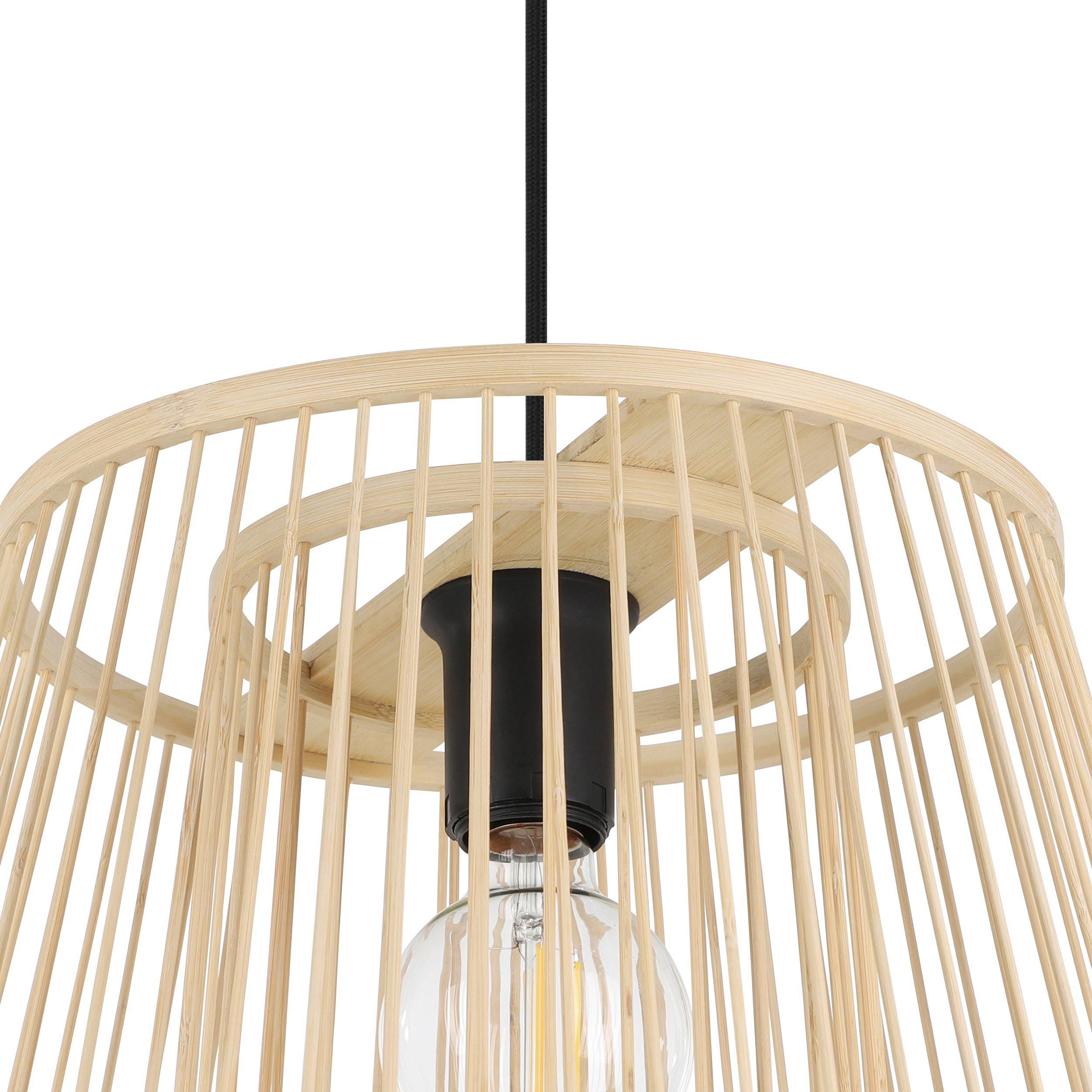 Suspension HYKEHAM bambou/naturel Ø38cm