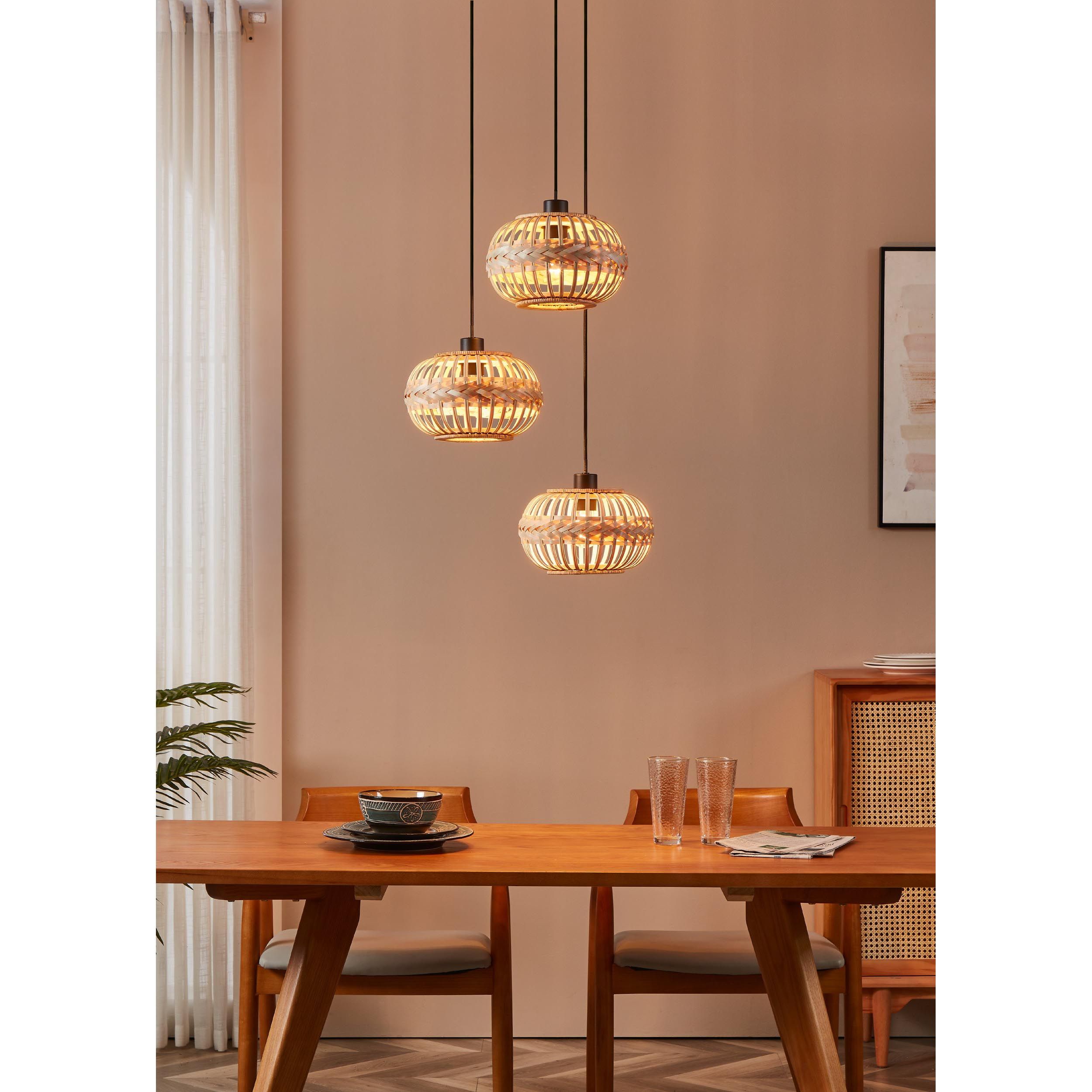Suspension AMSFIELD 1 bois Ø48cm