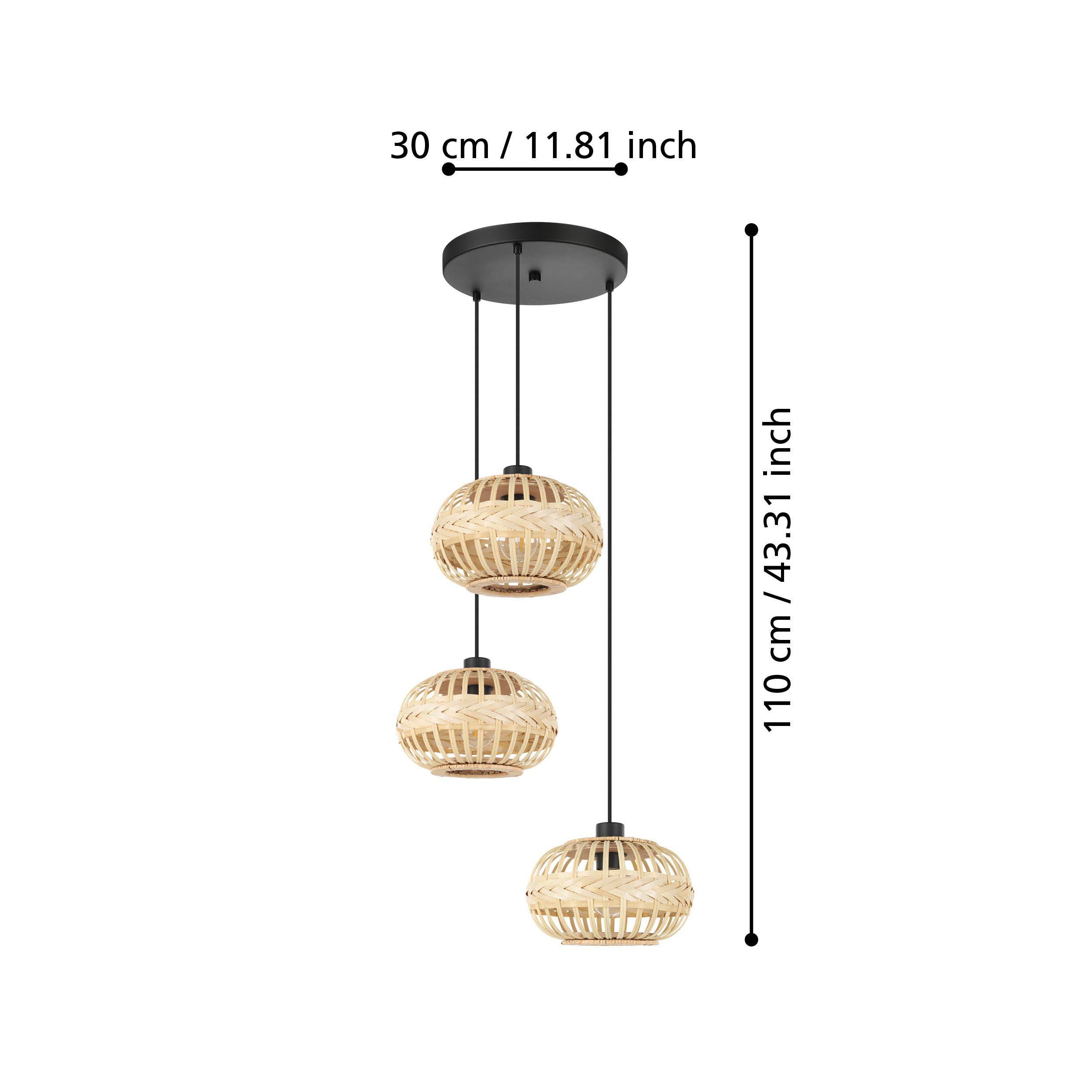 Suspension AMSFIELD 1 bois Ø48cm