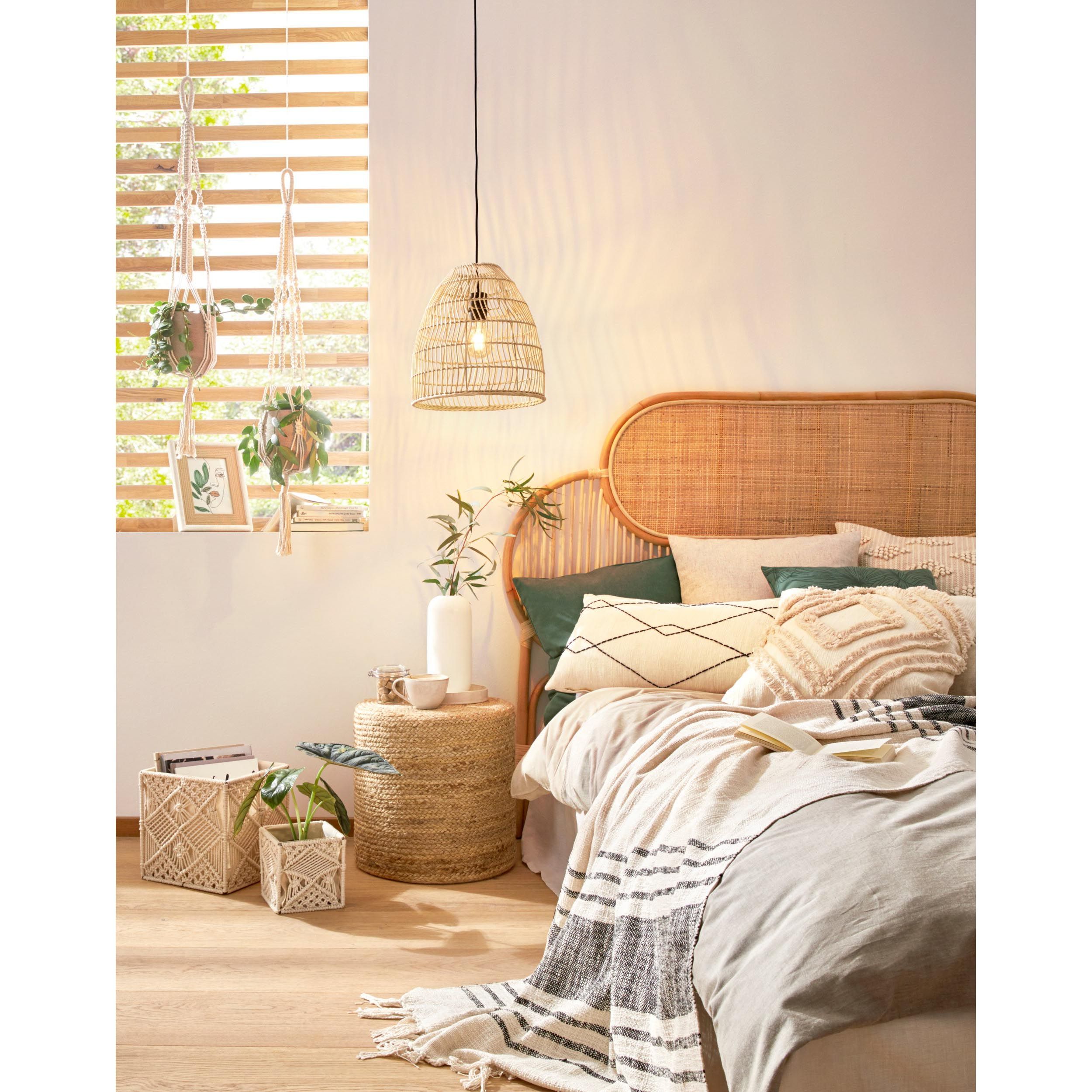 Suspension AYCLIFFE fibres naturelles Ø30cm