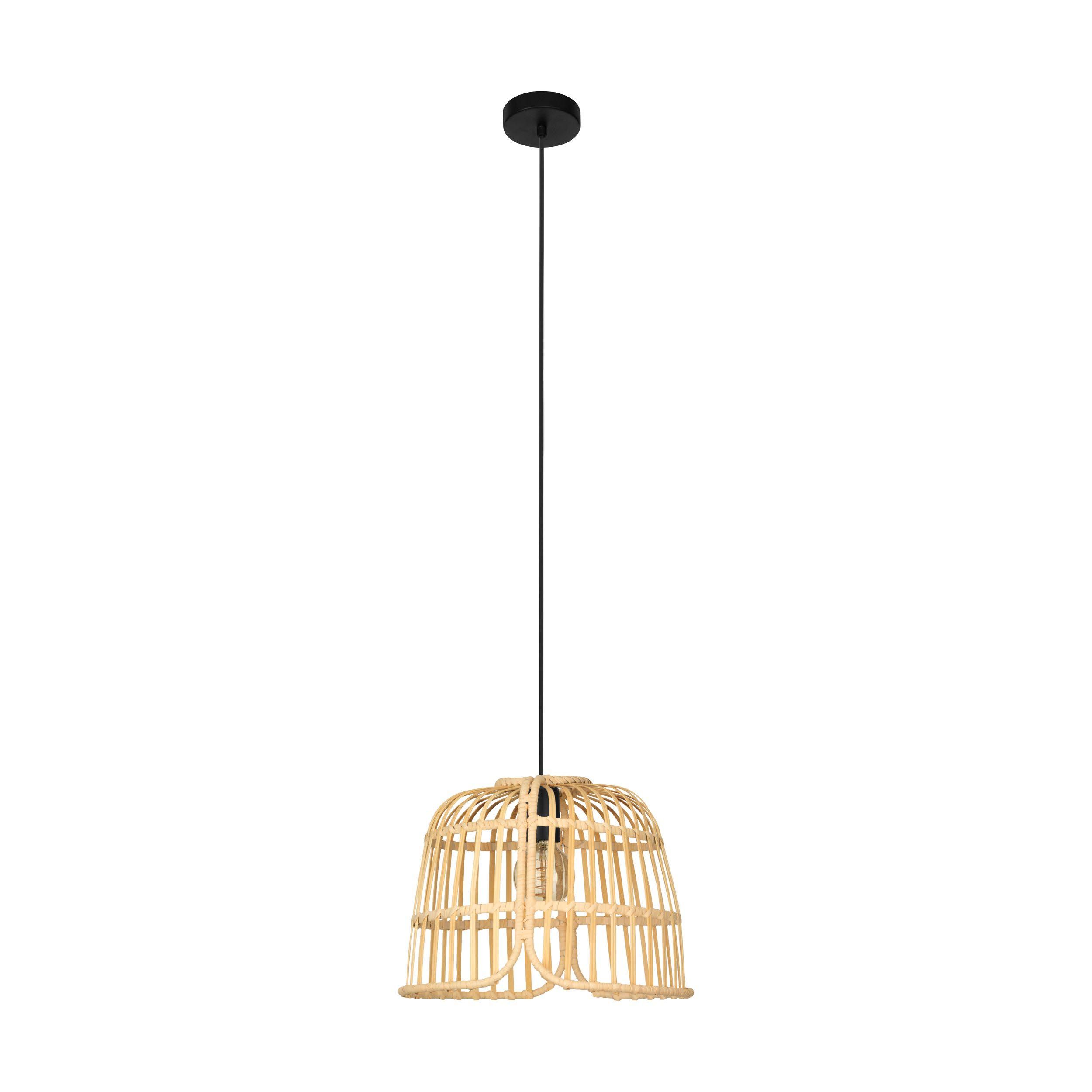 Suspension GLYNEATH rotin naturel Ø37,5cm