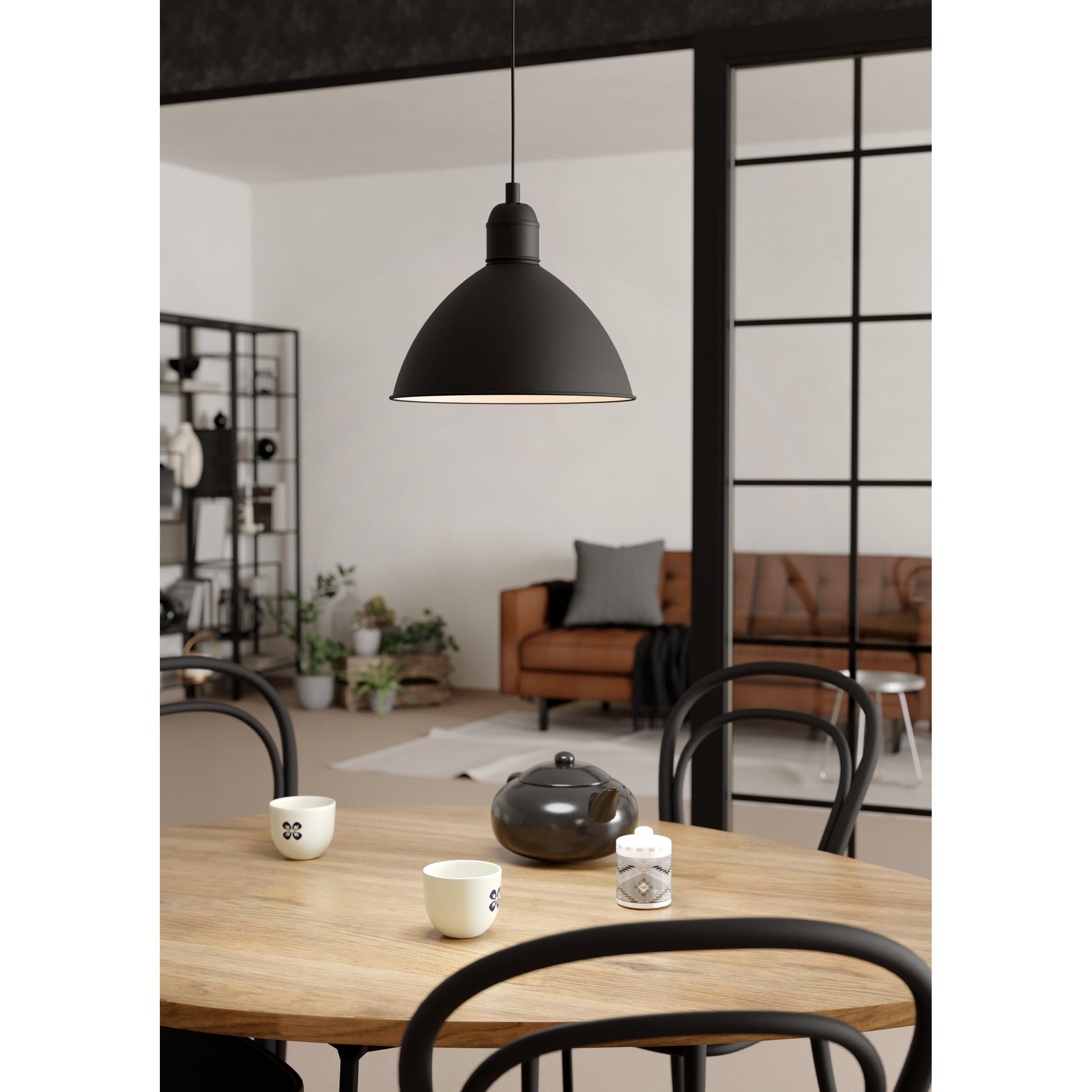 Suspension PRIDDY noir Ø30,5cm