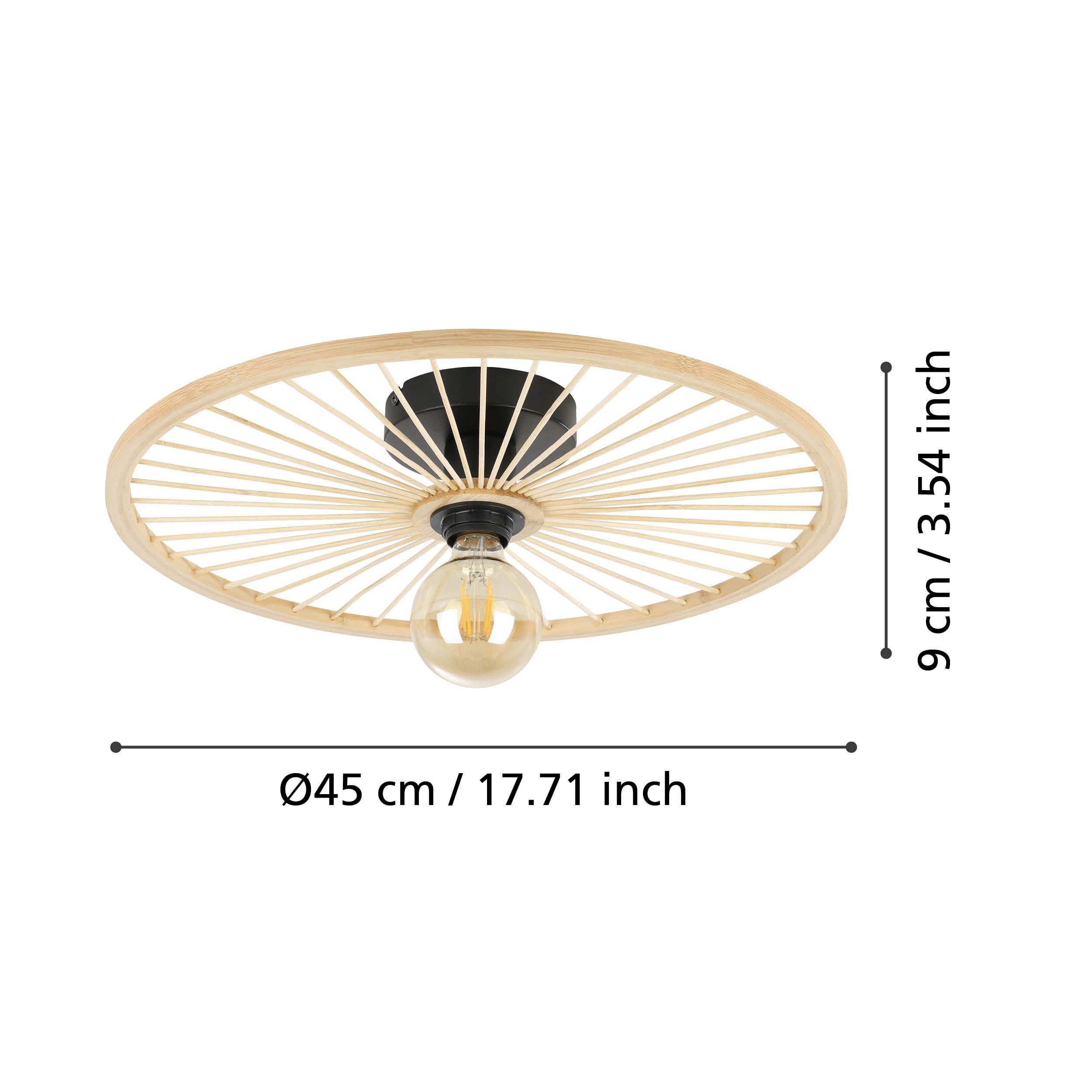 Plafonnier LEOMINSTER doré Ø31,5cm