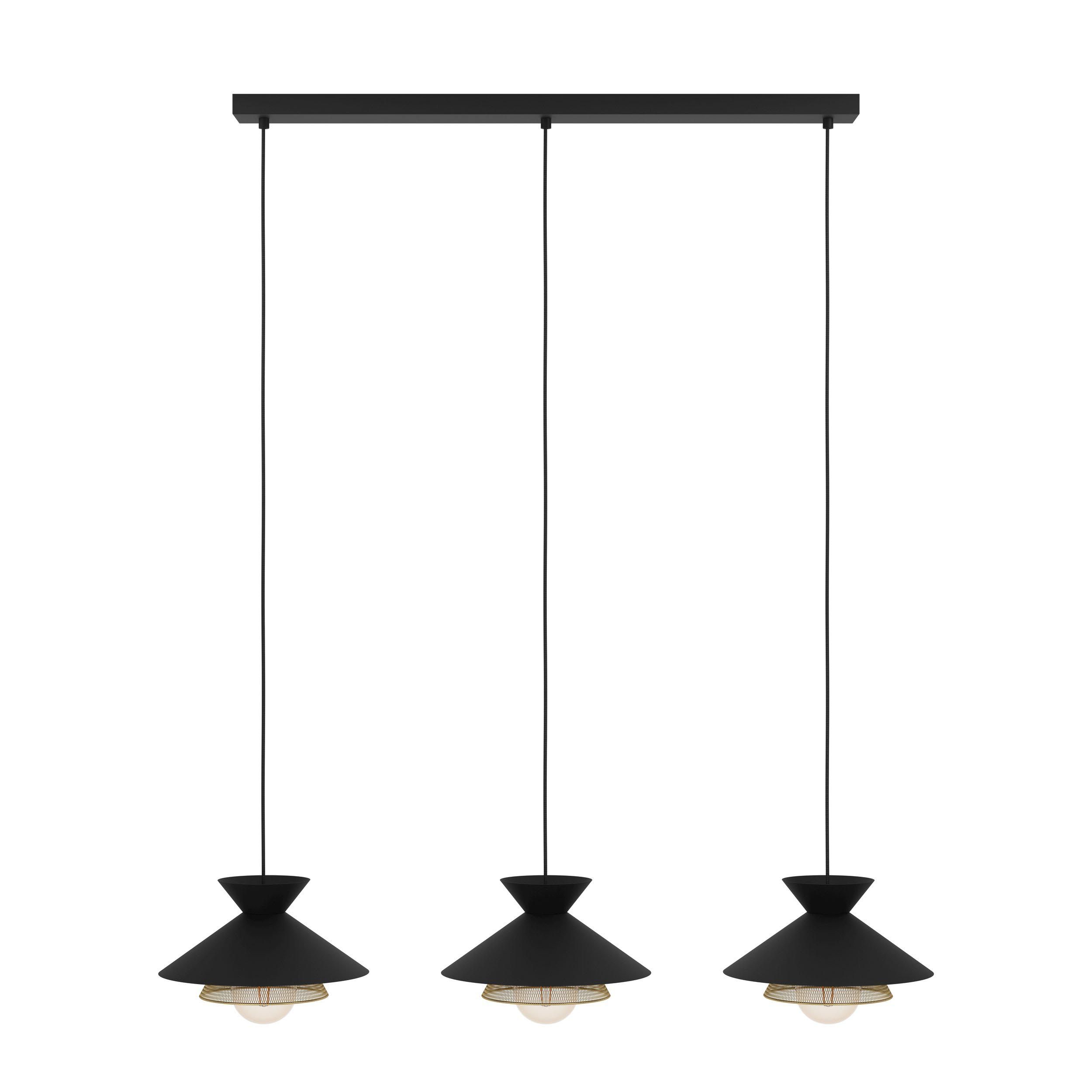 Suspension GRIZEDALE noir L96cm