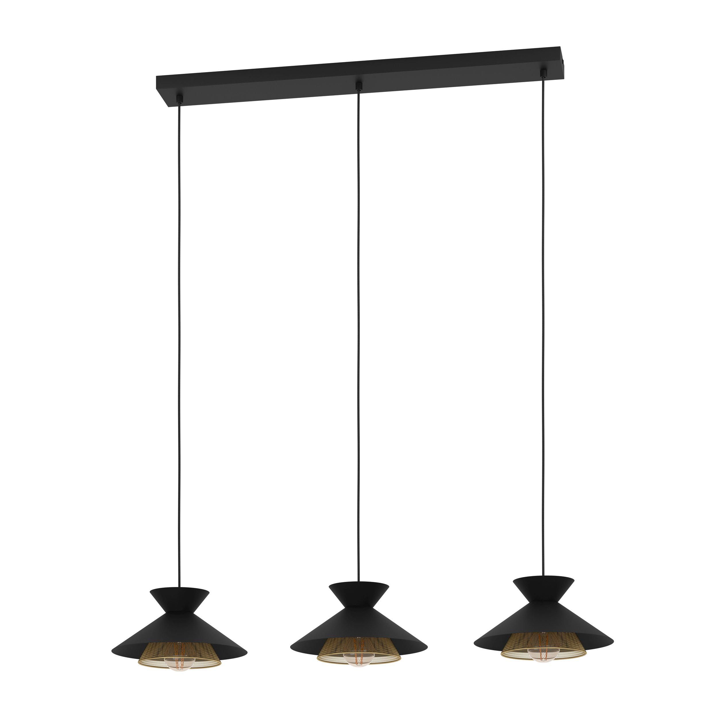 Suspension GRIZEDALE noir L96cm