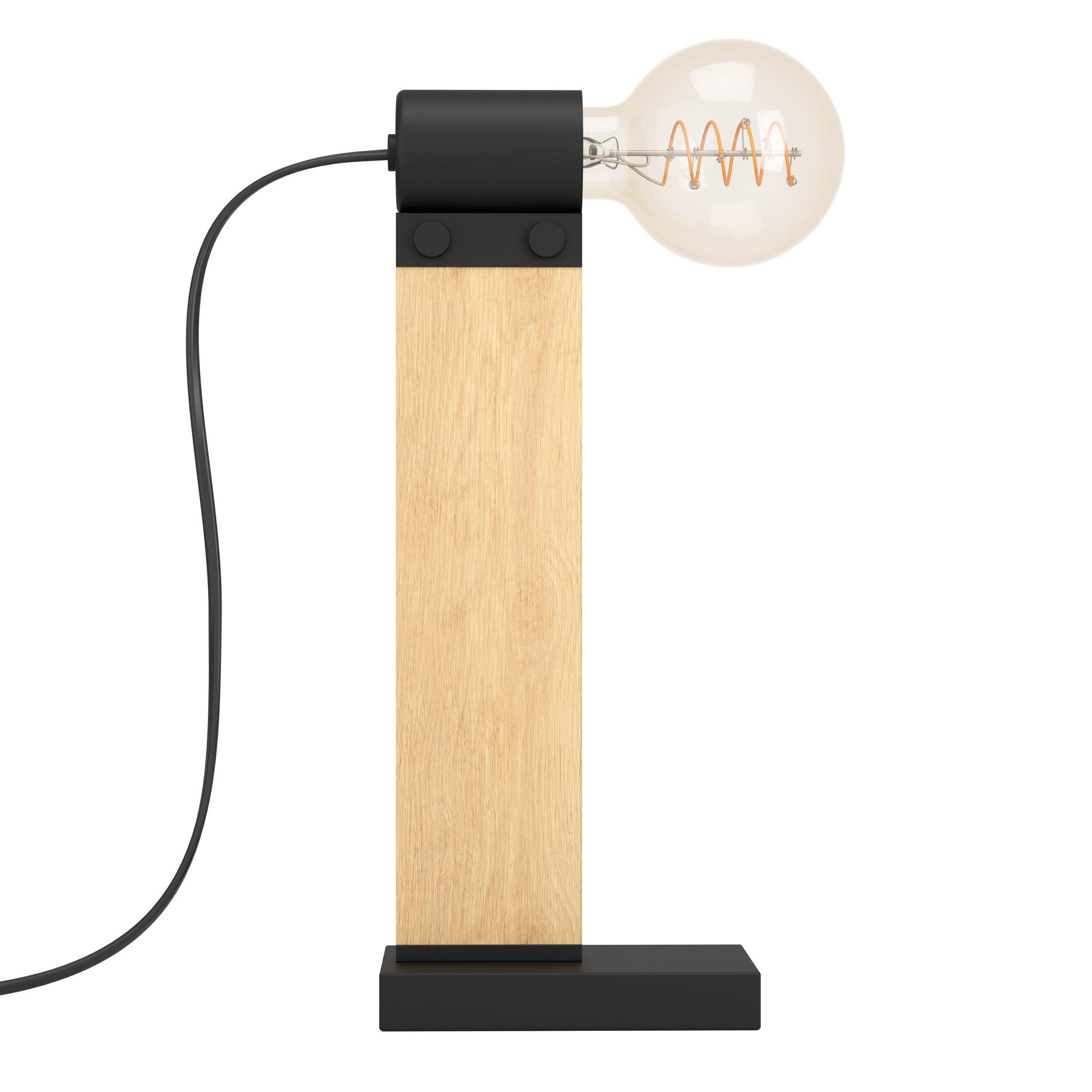 Lampe de table BAILRIGG bois H33cm