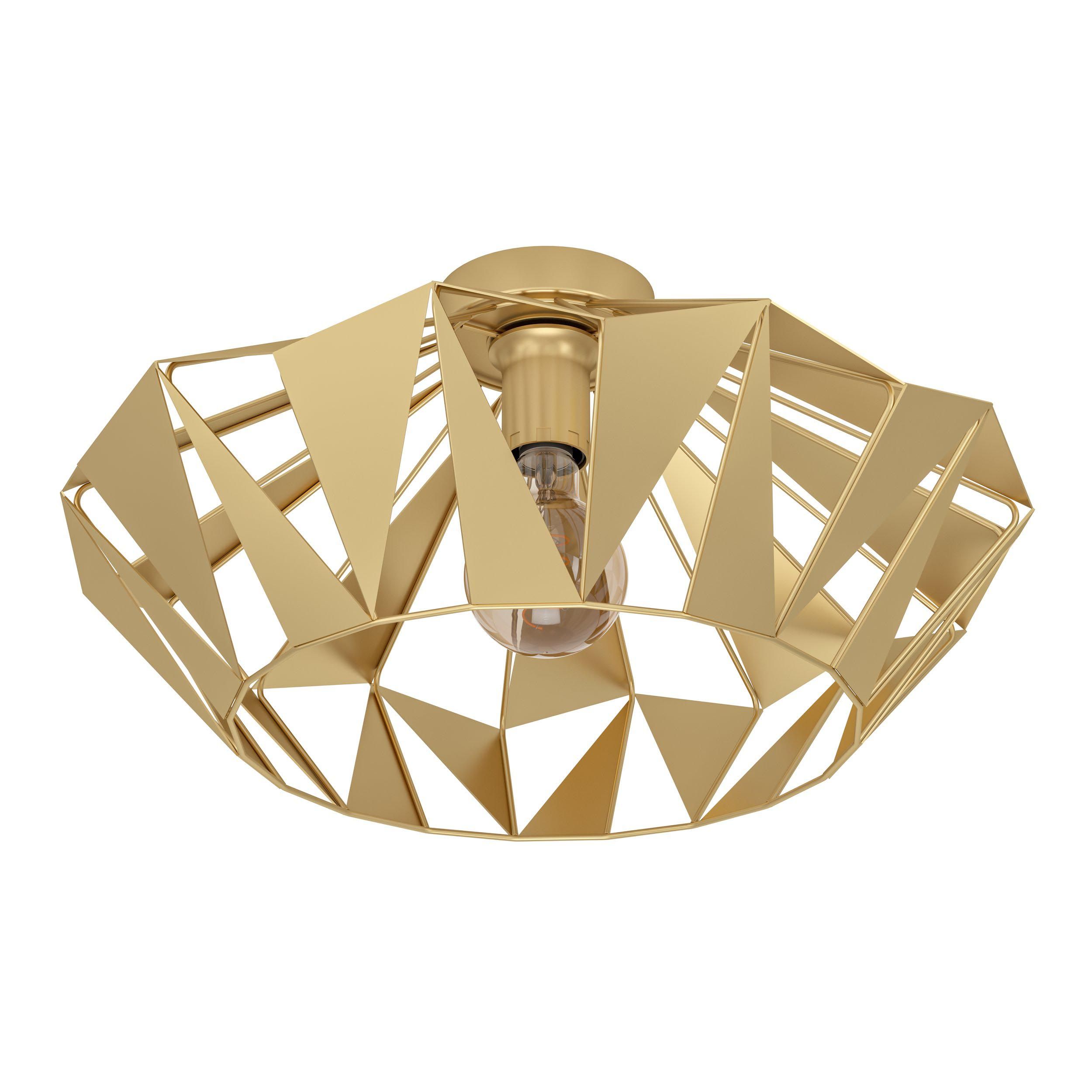 Plafonnier CARLTON doré Ø47cm
