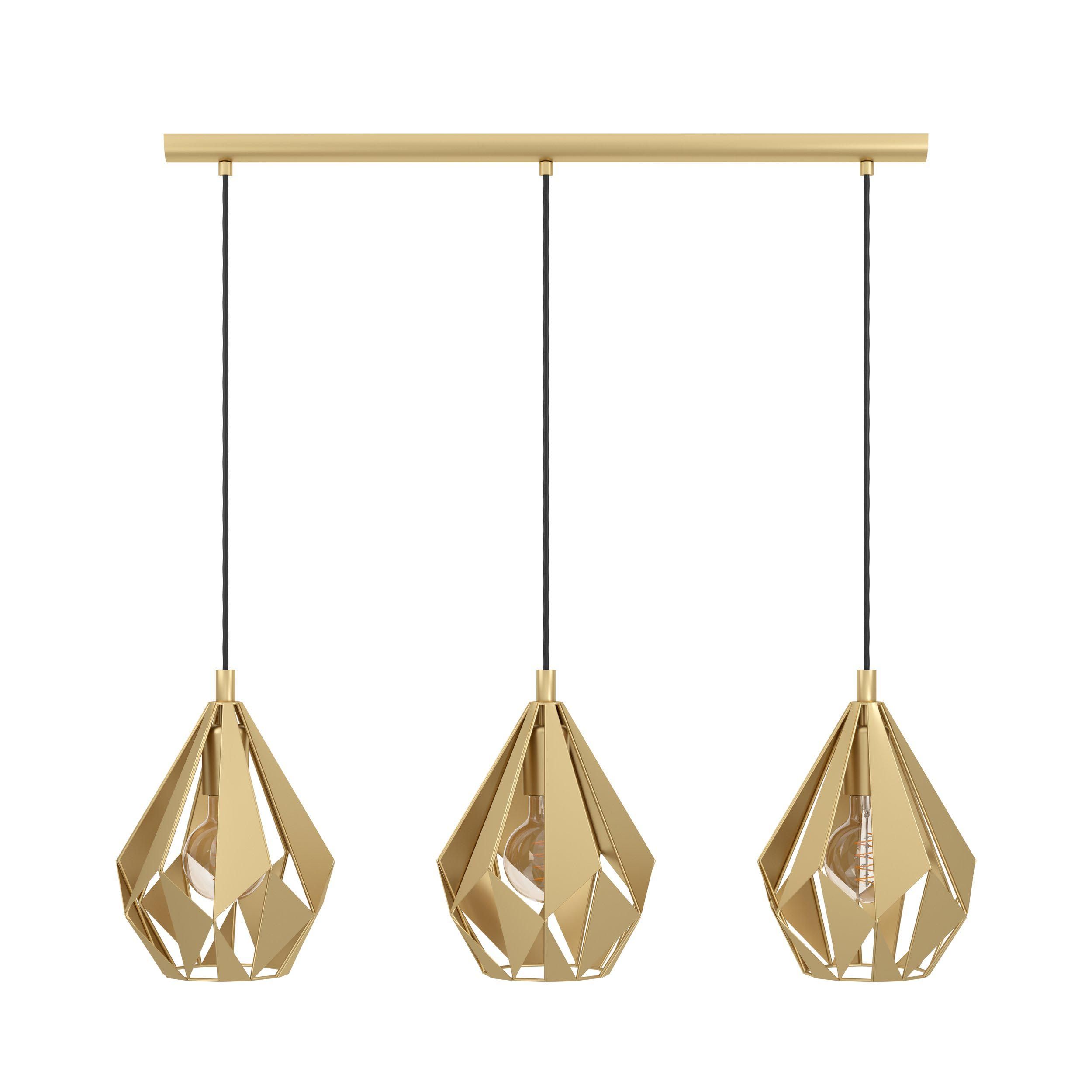 Suspension CARLTON doré L80,5cm