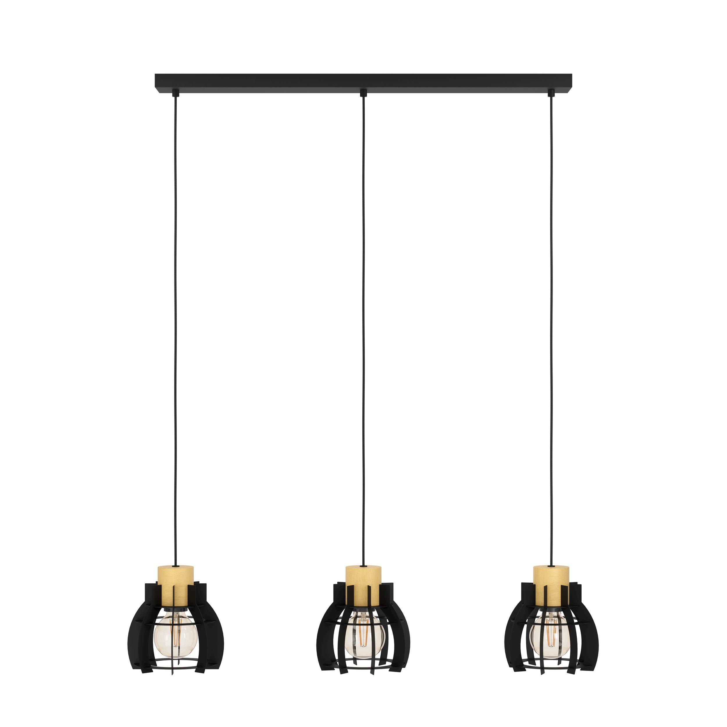 Suspension STILLINGTON 1 noir L88cm