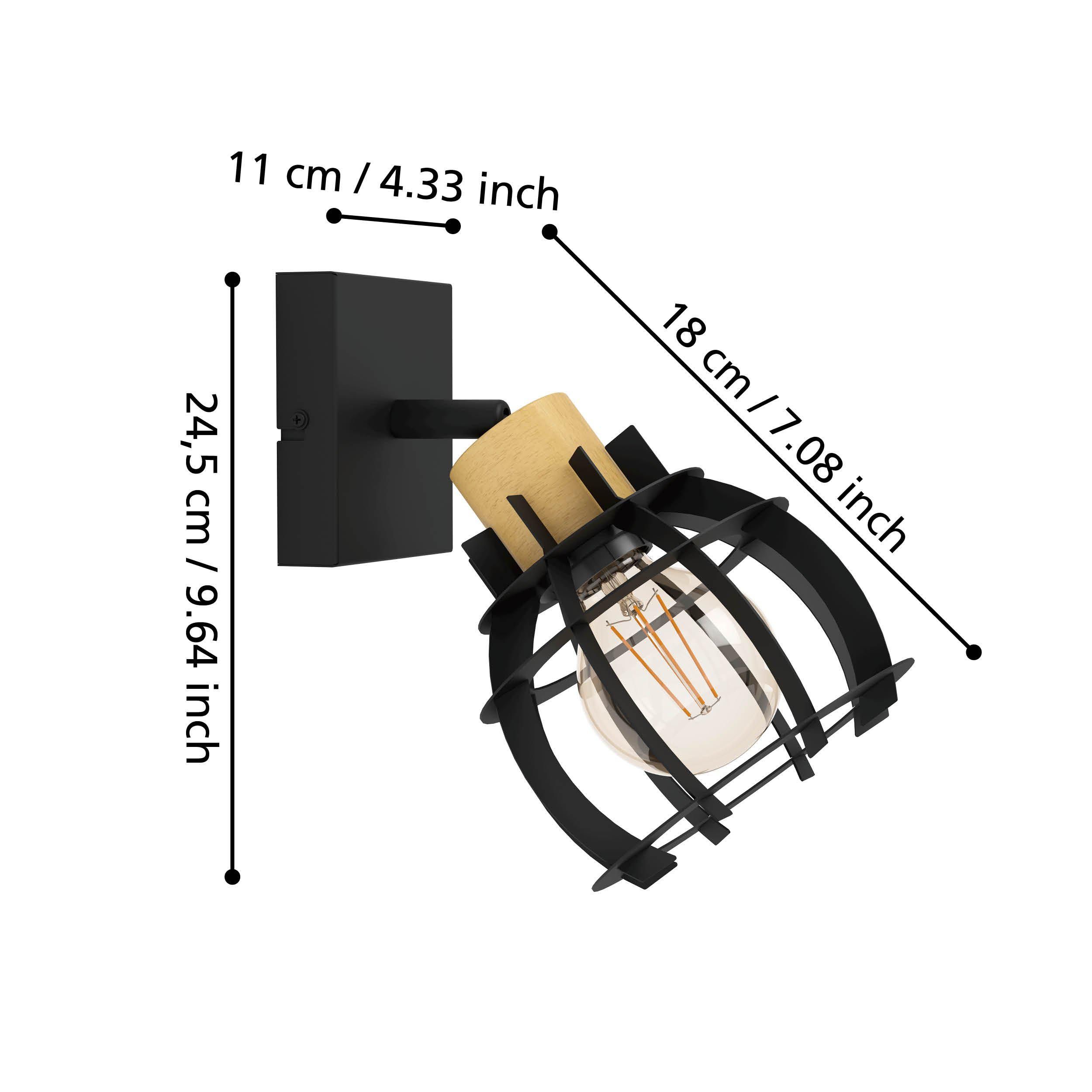 Spot STILLINGTON 1 noir H24,5cm