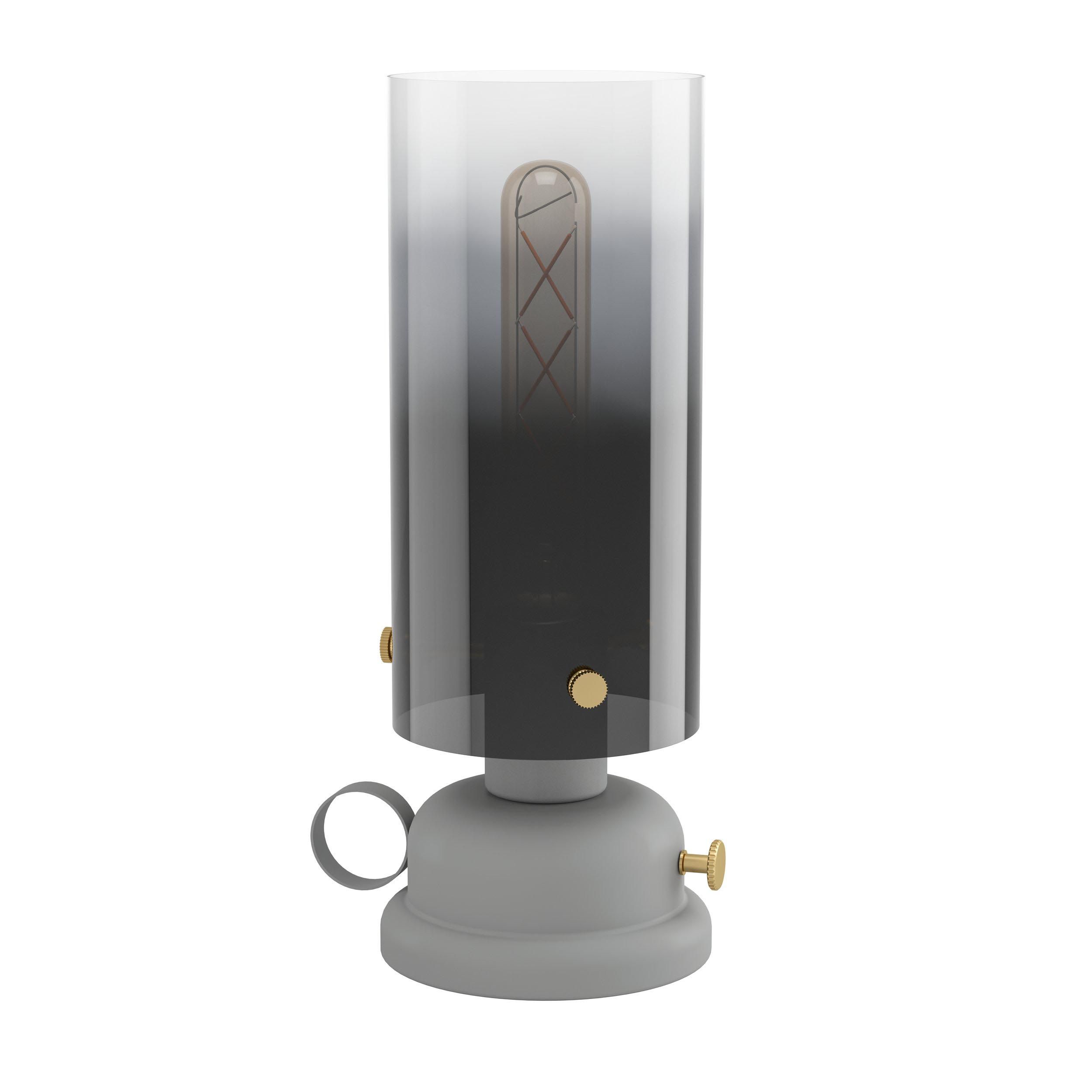 Lampe GARGAVE gris H31,5cm