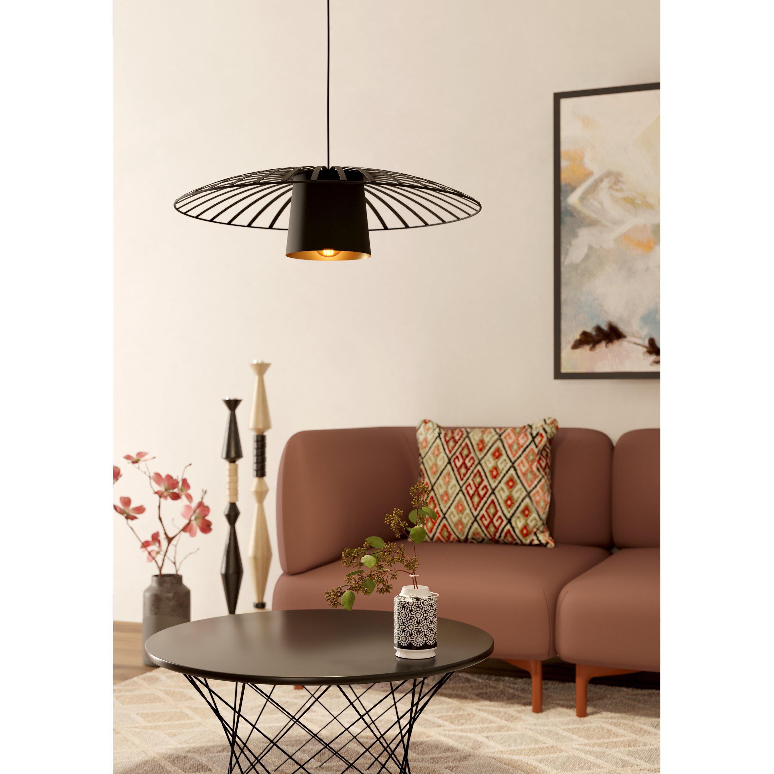 Suspension FELIXKIRK noir Ø57cm