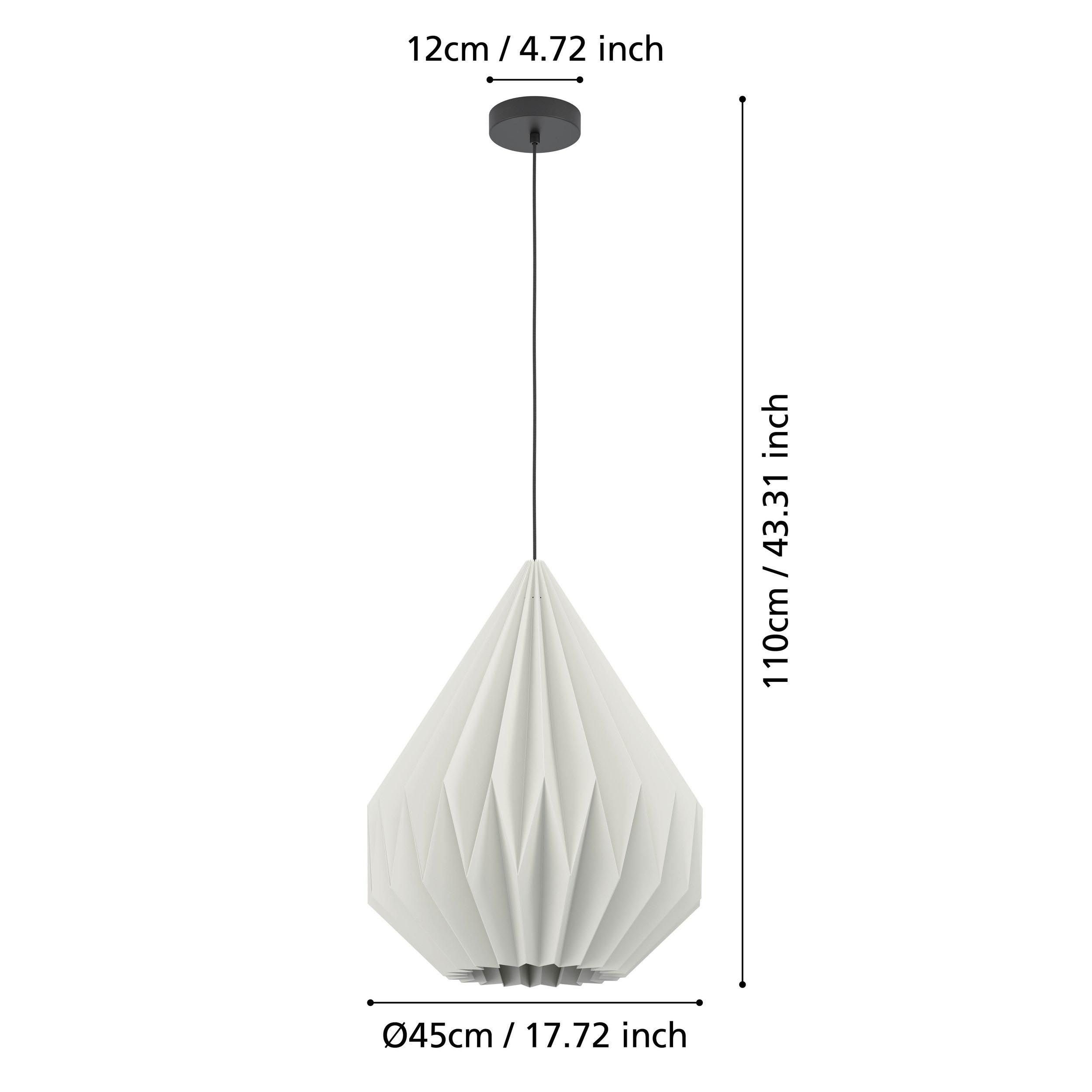 Suspension MINTING blanc Ø45cm