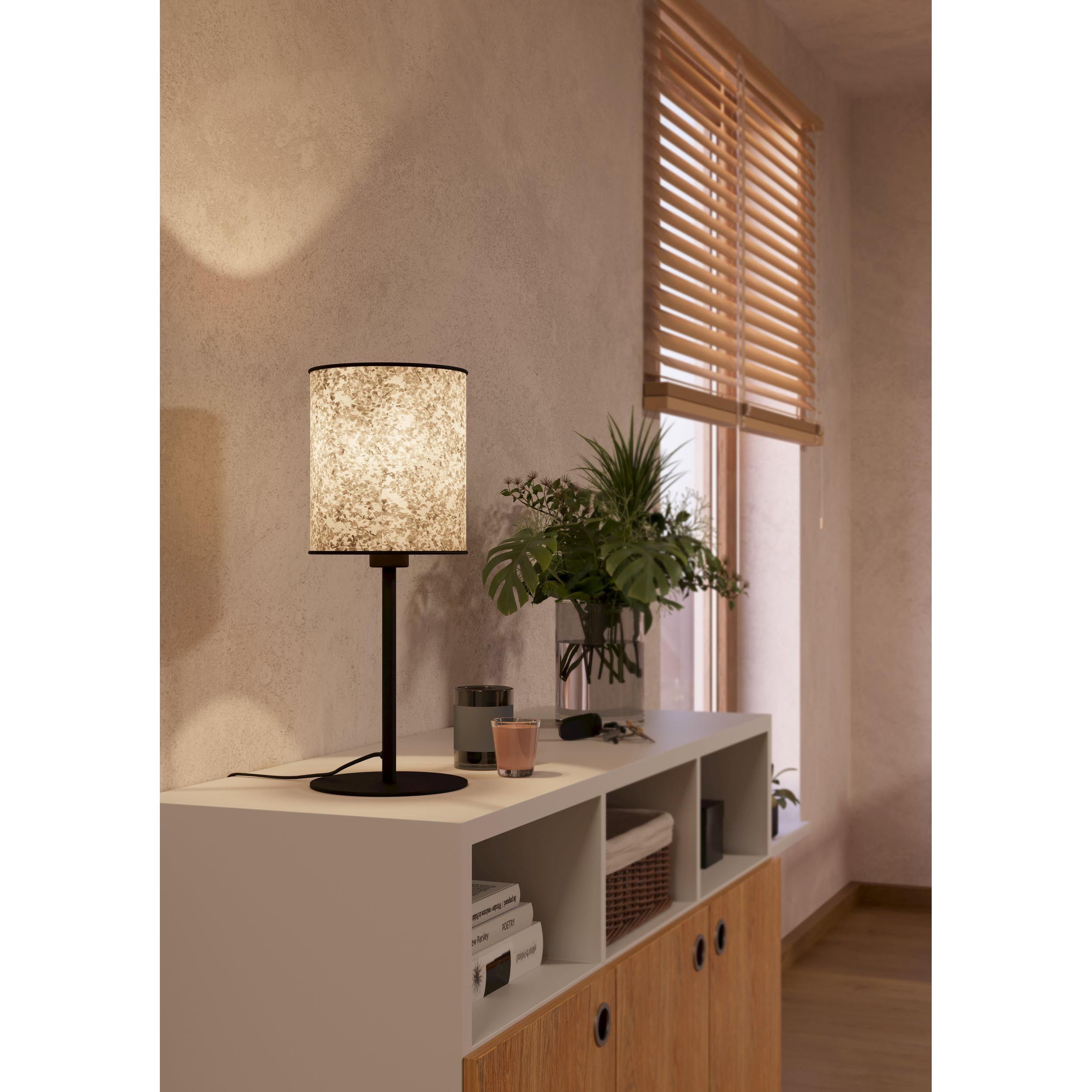 Lampe de table BUTTERBURN beige H22,5cm